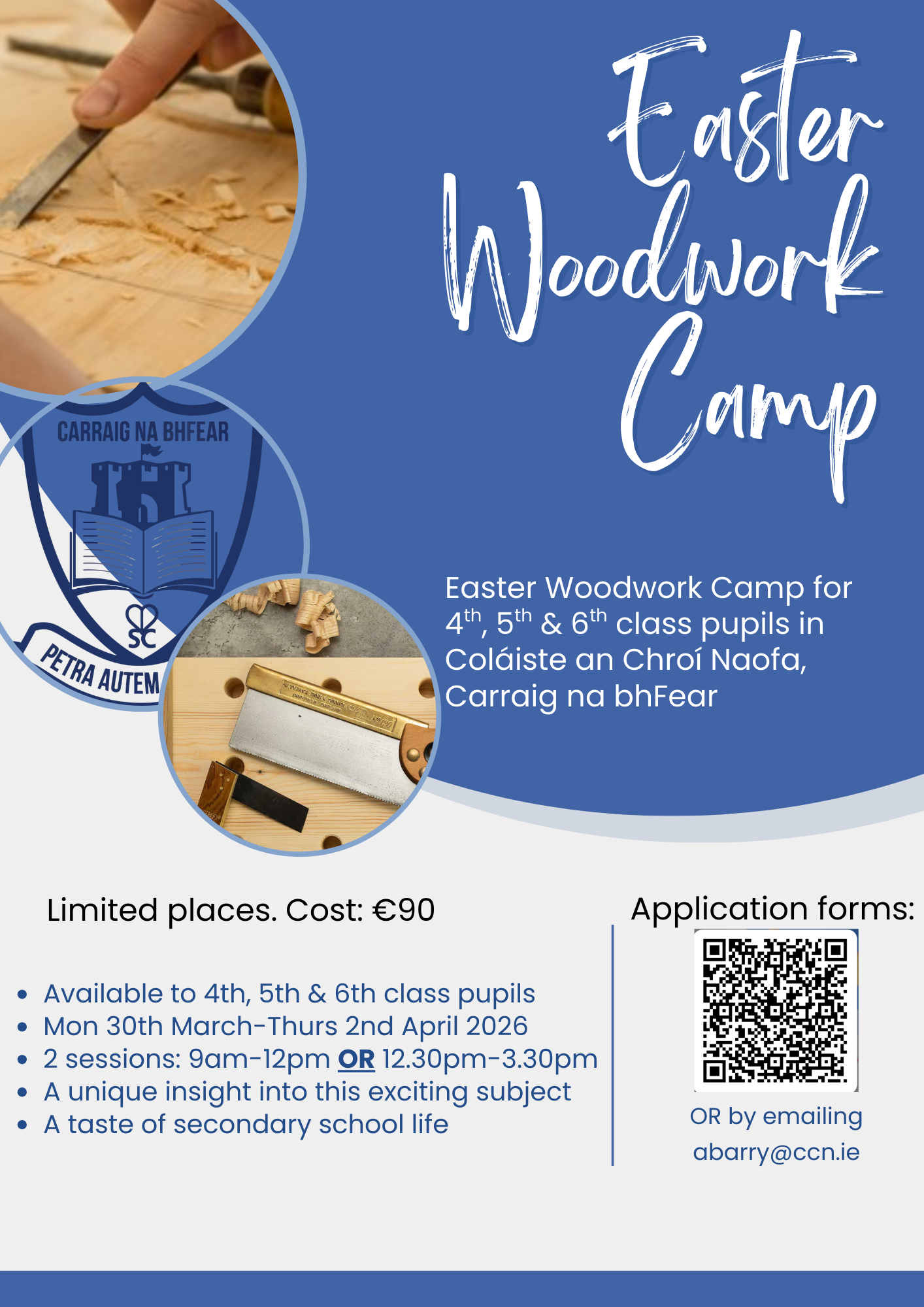 Easter Woodwork Camp 2026