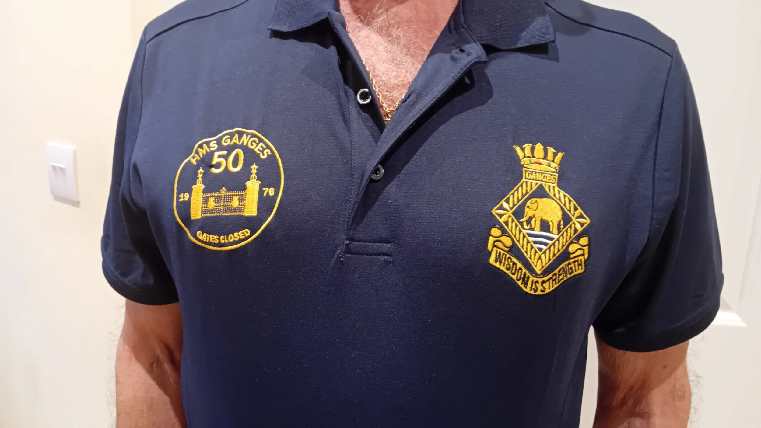 HMS Ganges 50th Anniversary Commemorative Shirt