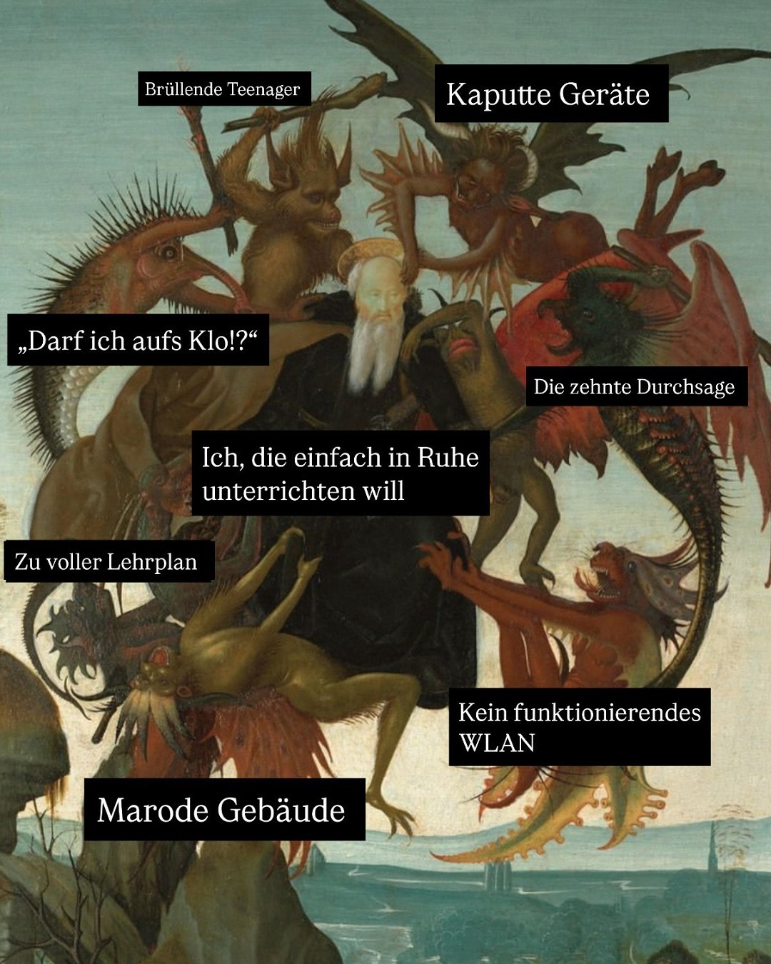 Im Gegensatz zu vielen Kolleg:innen arbeiten wir gerne mit Schulklassen. Wirklich. Nicht, weil es immer einfach ist &ndash; sondern, weil es wichtig ist.
Was uns dabei auff&auml;llt?
 Die &uuml;bervollen Klassen. Die Lehrer:innen, die trotz allem ver
