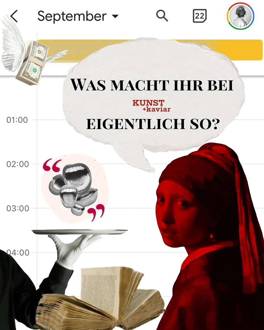 &bdquo;Was macht man denn eigentlich als Kunsthistorikerin?&ldquo;

Diese Frage h&ouml;ren wir so oft, dass wir l&auml;ngst nicht mehr arbeiten m&uuml;ssten, h&auml;tten wir jedes Mal einen Euro daf&uuml;r bekommen. Im Studium hie&szlig; es oft: &bdq