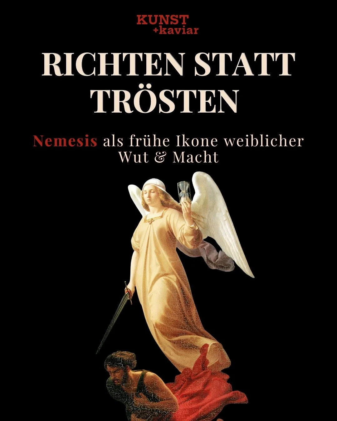 Wenn alle pl&ouml;tzlich &uuml;ber &bdquo;T&ouml;chter&ldquo; sprechen stellt sich die Frage: Was f&uuml;r T&ouml;chter wollen wir sein? 
Ganz sicher nicht die von Friedrich.

Wie passend, dass @wastarasagt mit &bdquo;Nemesis&rsquo; T&ouml;chter&ldqu