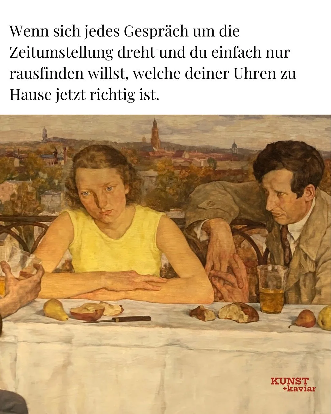 F&uuml;hlt Ihr das auch? 🕰️

Heute dreht sich jedes Gespr&auml;ch um die Zeitumstellung. Die einen sind daf&uuml;r, andere dagegen und egal was man denkt, letztendlich richten sich alle nach einer gr&ouml;&szlig;eren Ordnung. Wir haben an der Uhr ge