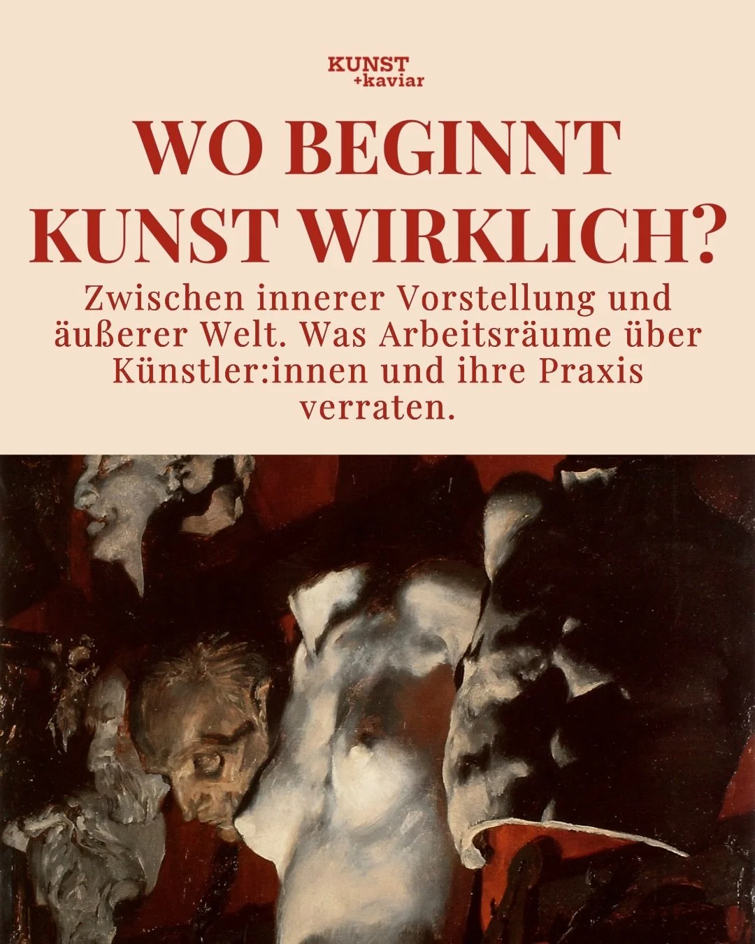 Wie viel verraten die Orte &uuml;ber die Kunst, die in ihnen entsteht?

W&auml;hrend Anjelika noch in Wien war, stand ich, Karina im Presserundgang des Kasseler Atelierrundgangs @kasseler_atelierrundgang , im Atelier eines K&uuml;nstlers, den ich nic