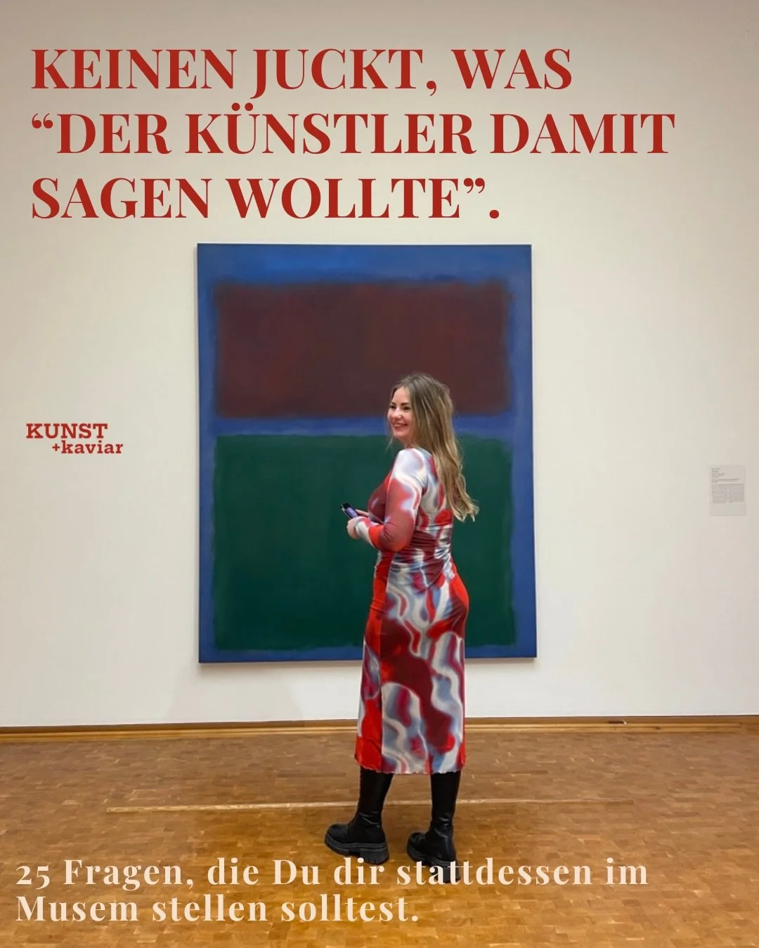 K&ouml;nnen wir diese Frage bitte aus dem kollektiven Ged&auml;chtnis verbannen? 👀

Diese Woche hatte ich, Karina, wieder eines dieser Gespr&auml;che, die mich l&auml;nger besch&auml;ftigen, als sie vermutlich sollten.
Ein Kollege fragte mich nach m