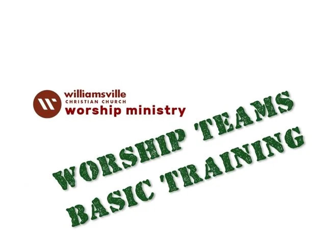 Worship Teams Basic Training