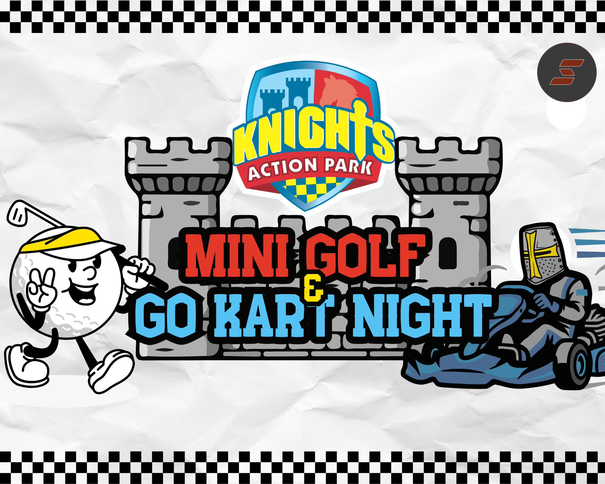 Youth Mini Golf and Go Kart Night at Knights Action Park