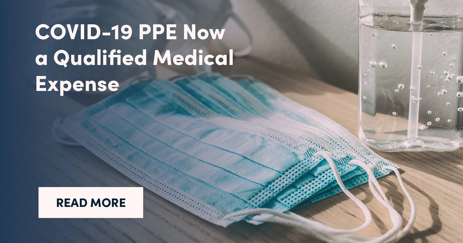 COVID-19 PPE Now a Qualified Medical Expense