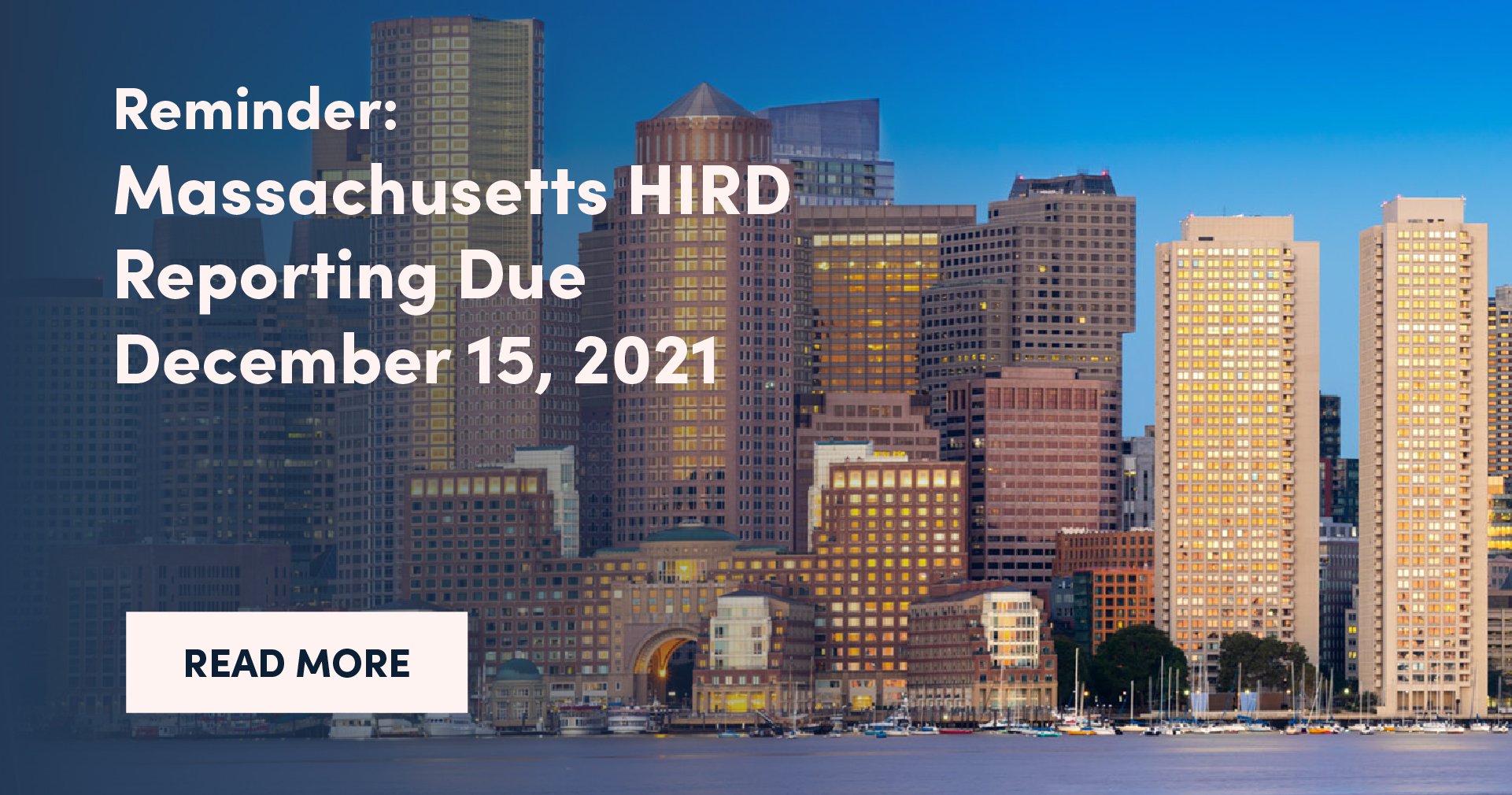 Reminder: Massachusetts HIRD Reporting Due December 15, 2021