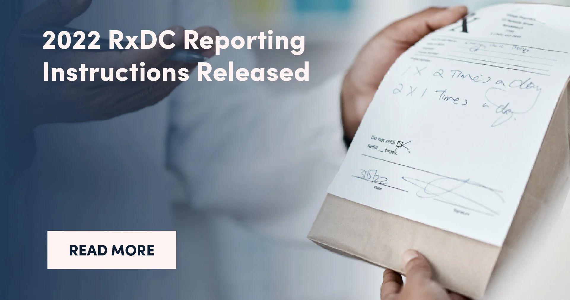 2022 RxDC Reporting Instructions Released
