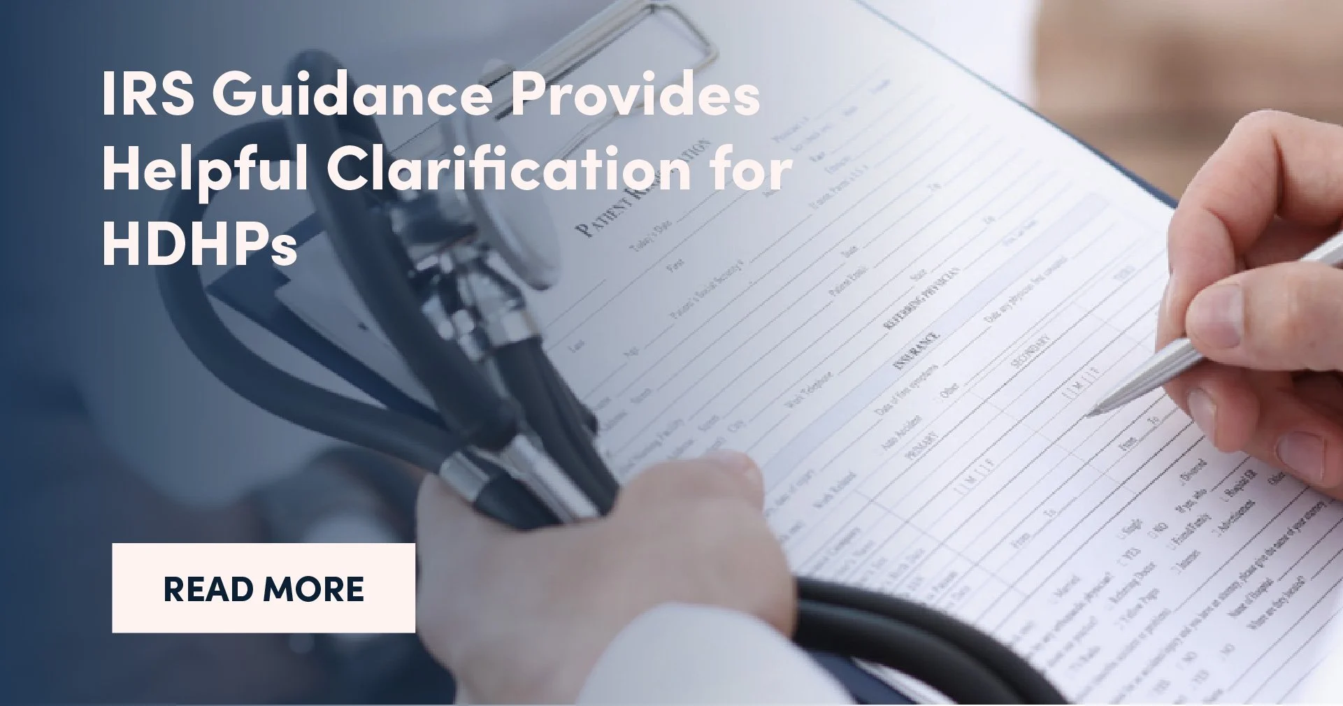 IRS Guidance Provides Helpful Clarification for HDHPs