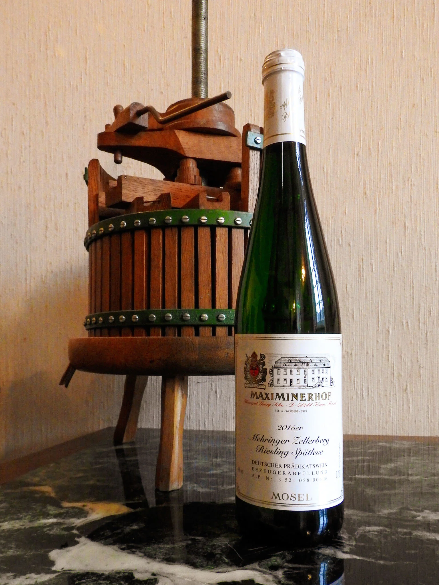 2018 Schu's Mehringer Zellerberg Riesling Auslese süß
