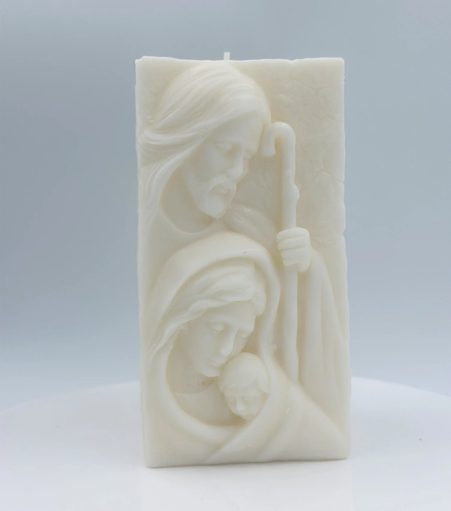 Holy Family Organic Candle - Hand Poured Organic Soy or Bees Wax