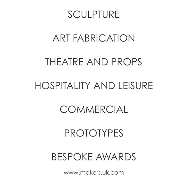 Just some examples of what we get up to at Makers, get in touch with any enquiries, and enjoy the sunshine 🌞🌞 #makers #designers #sculpture #artfabrication #contemporarydesign