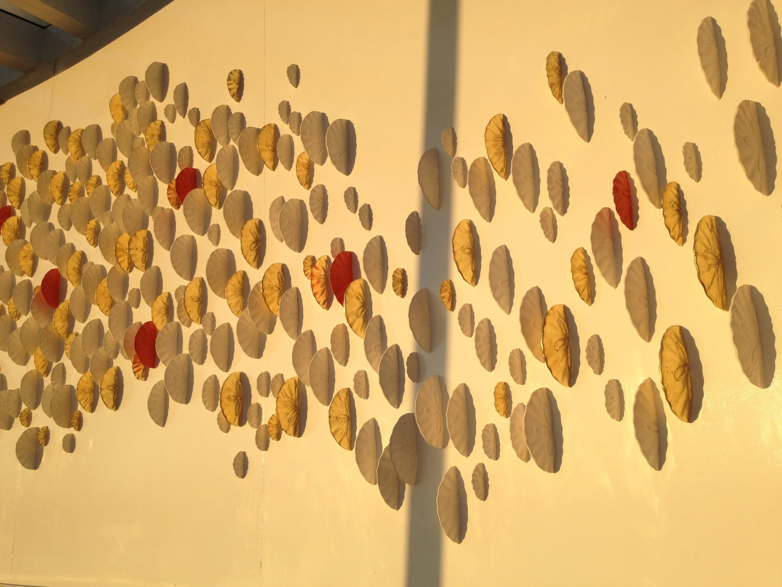 Sandollar installation at Sunset, on The Celebrity Edge cruise ship