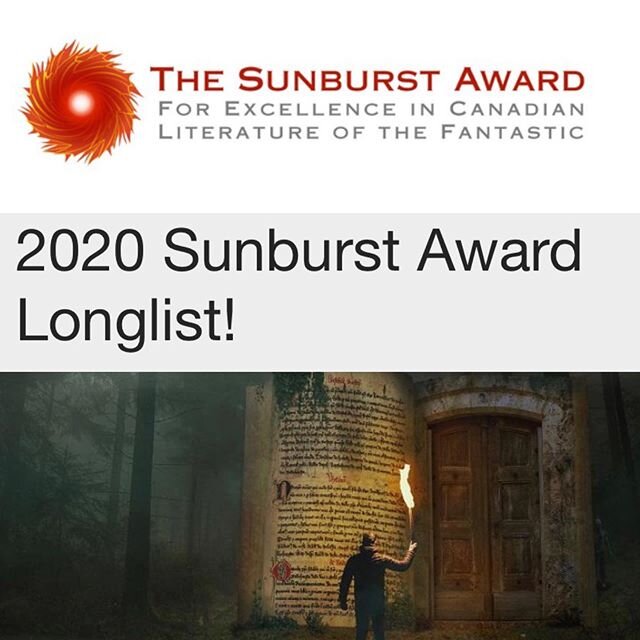 Crow Winter has been longlisted for the Sunburst Award for Excellence in Canadian Literature of the Fantastic in the category of Adult Fiction!! Ahhh so cool!! 🥳🤩🎉