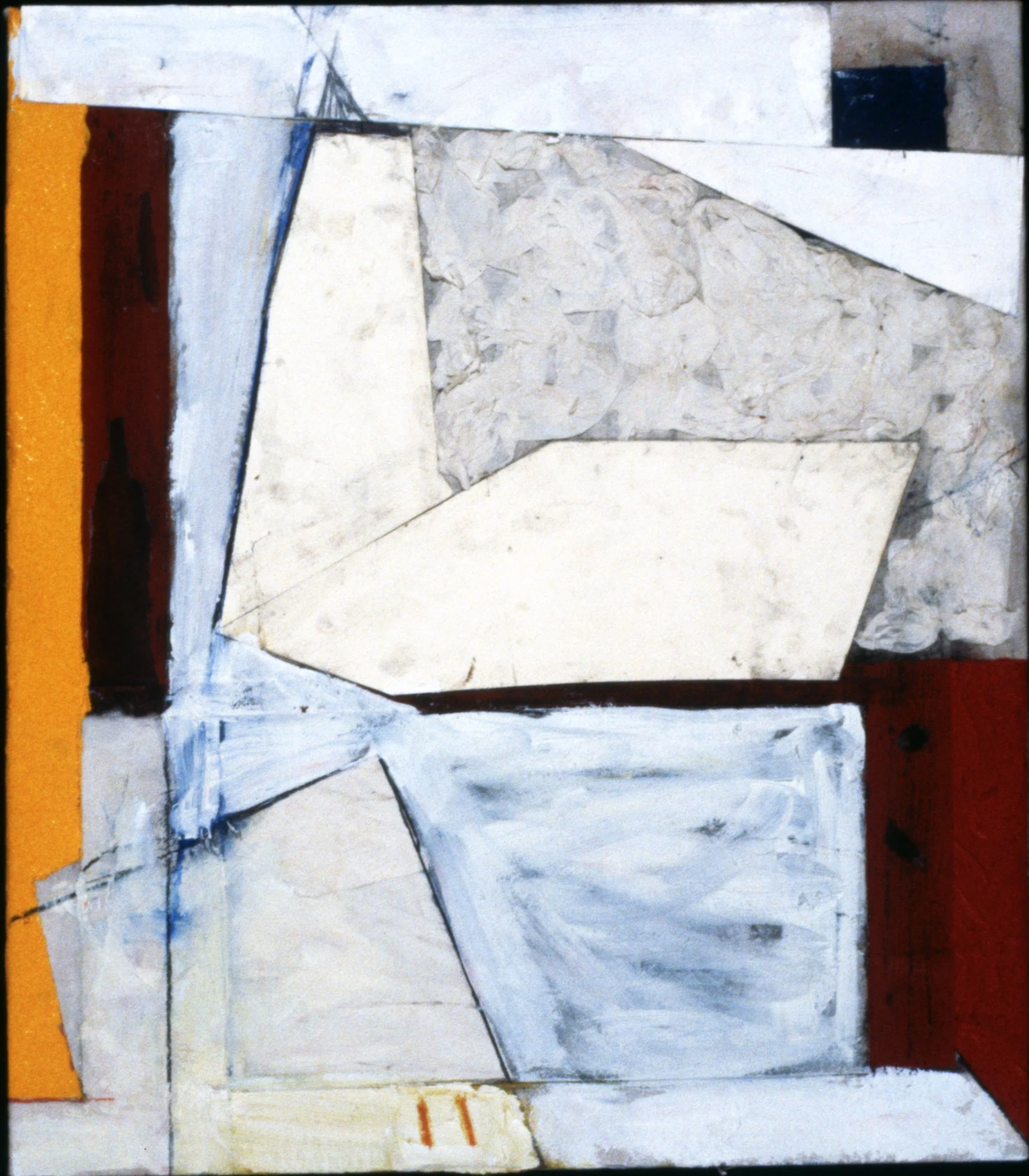  Mixed media and oil on canvas on board  20"h X 23"w 