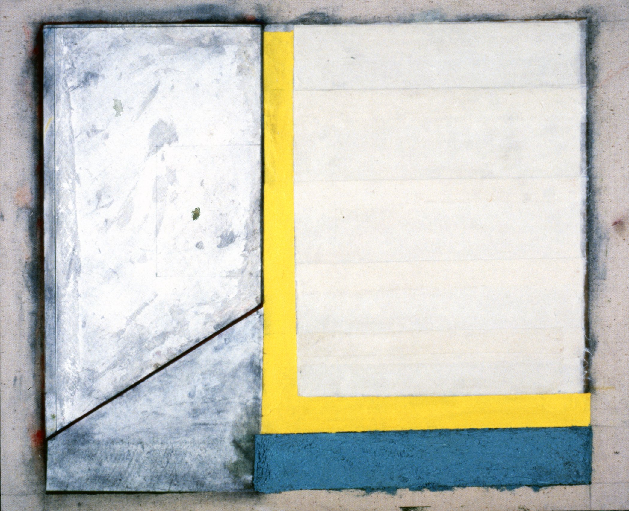  Mixed media and oil on canvas on board  20"h X 23"w 