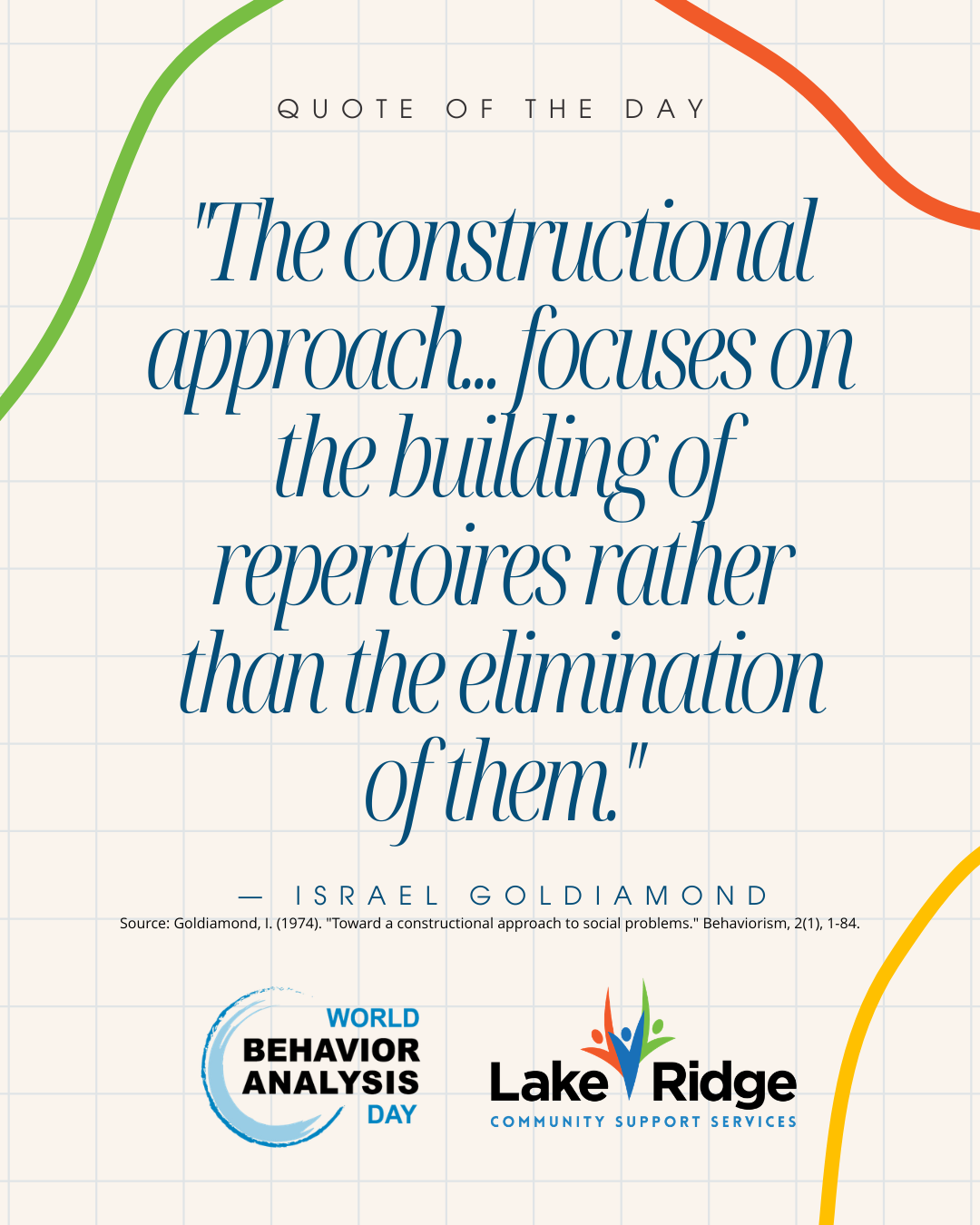 Israel Goldiamond Quote.png