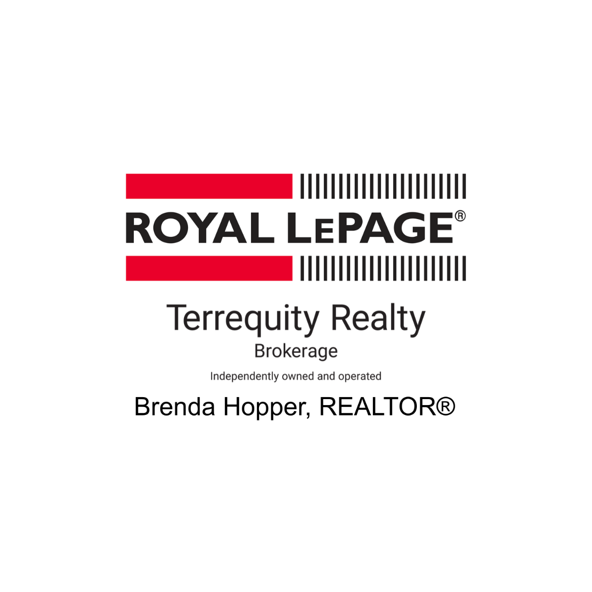 Brenda Hopper, Real Estate Sales Representative