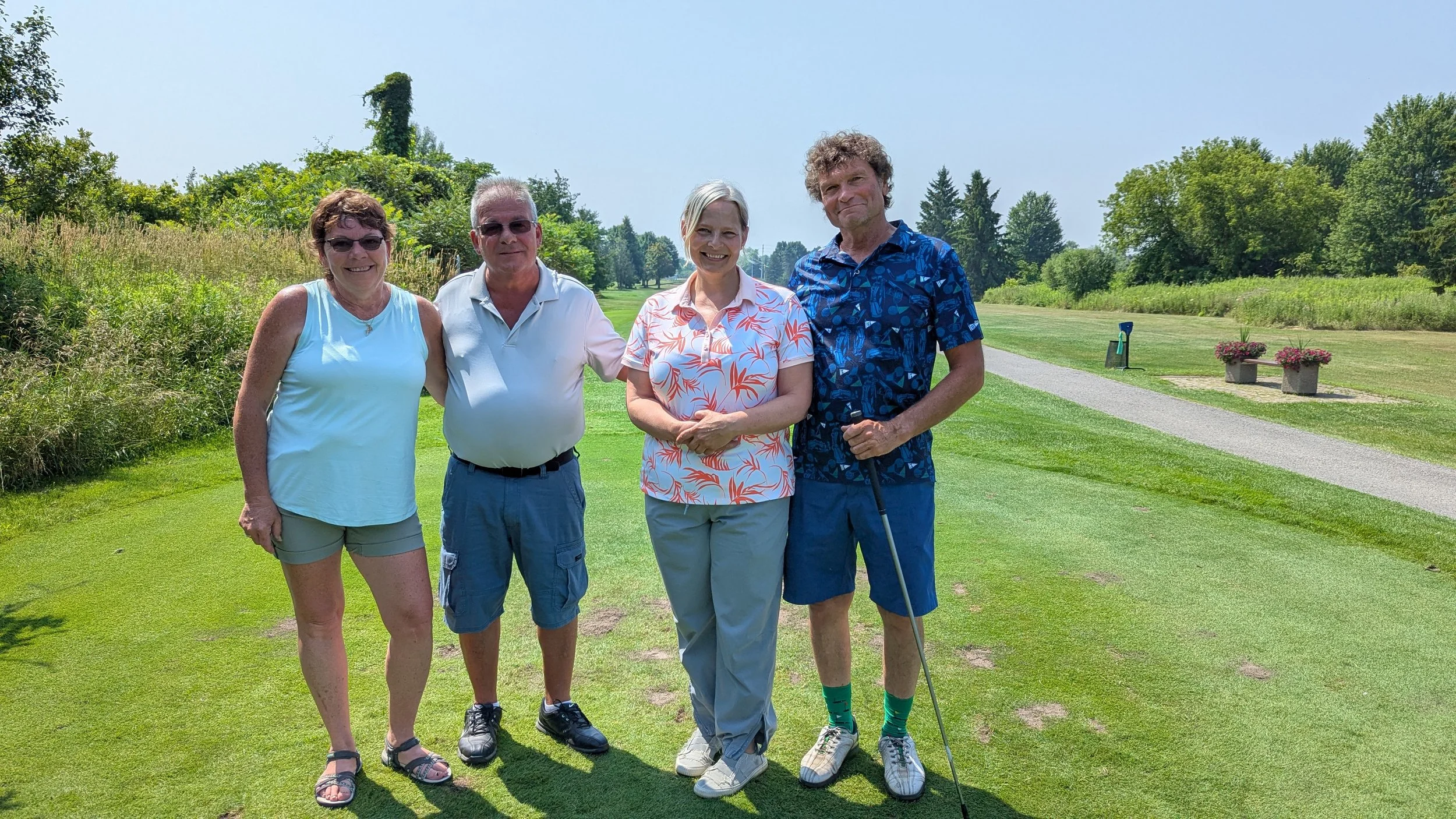 Group shot of community partners at the 2025 #ABAforAll Golf Tournament.