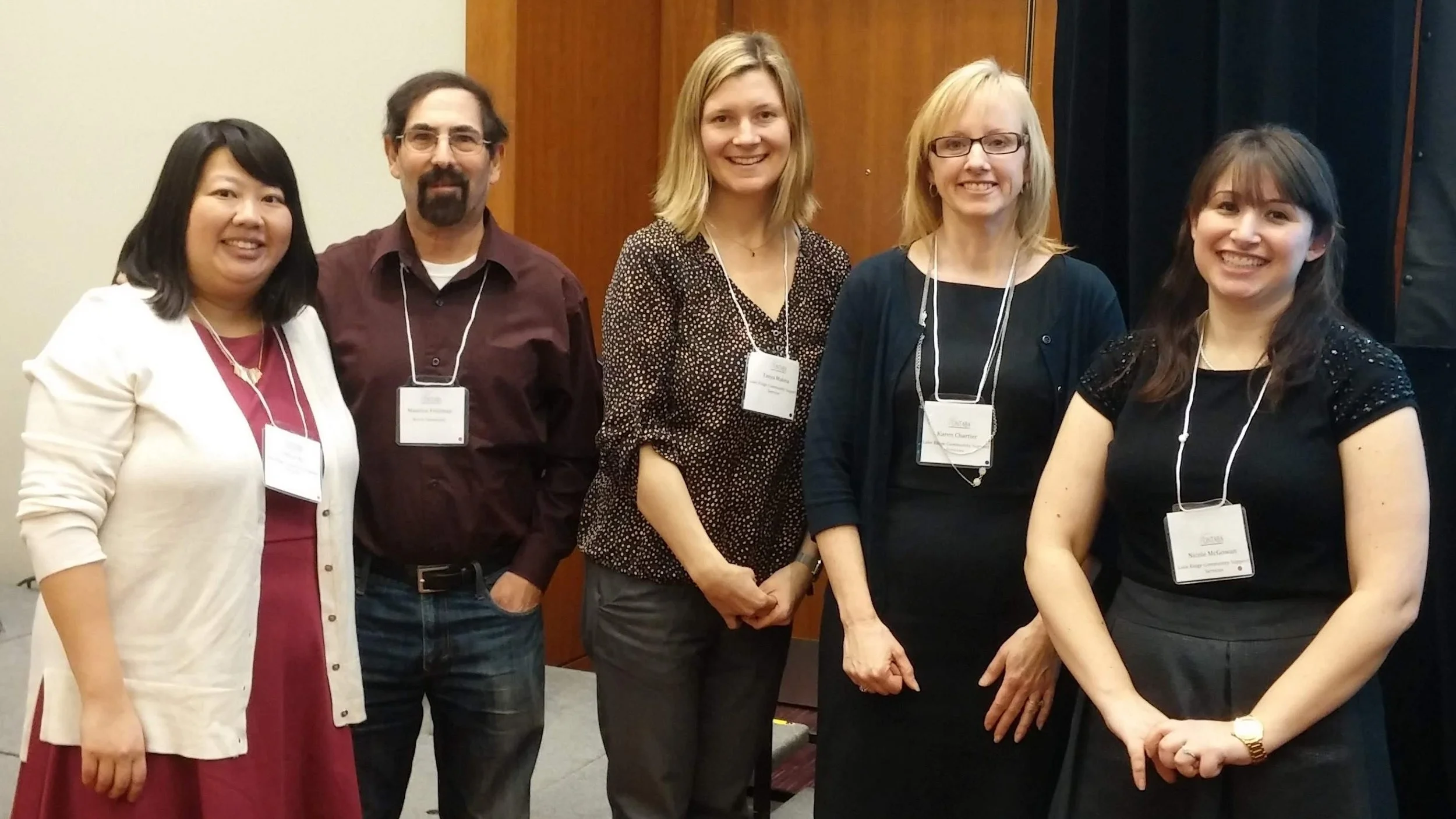 Staff attending an ONTABA event in 2014.