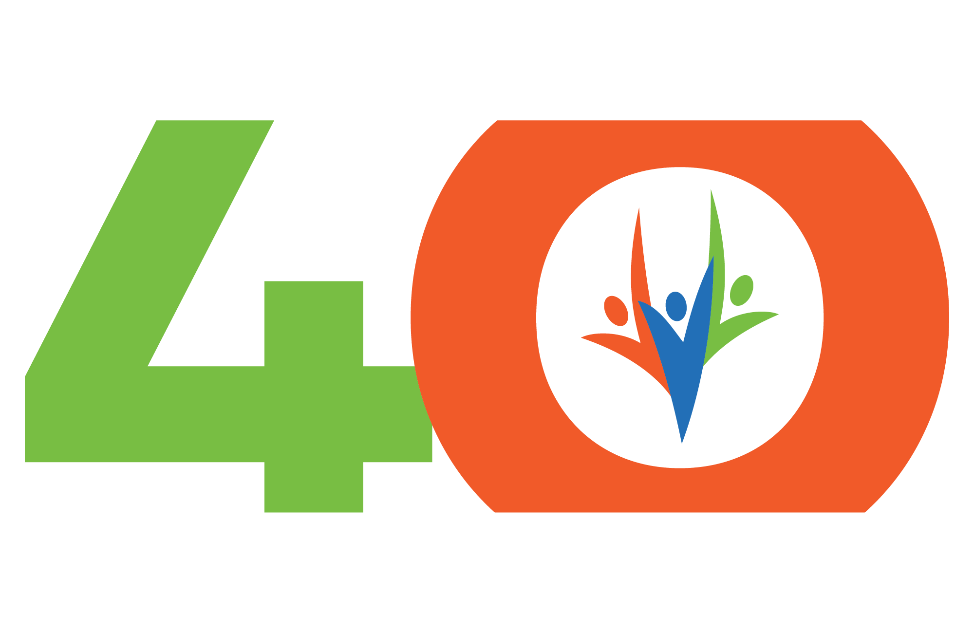Celebrating 40 Years of Growth Logo.