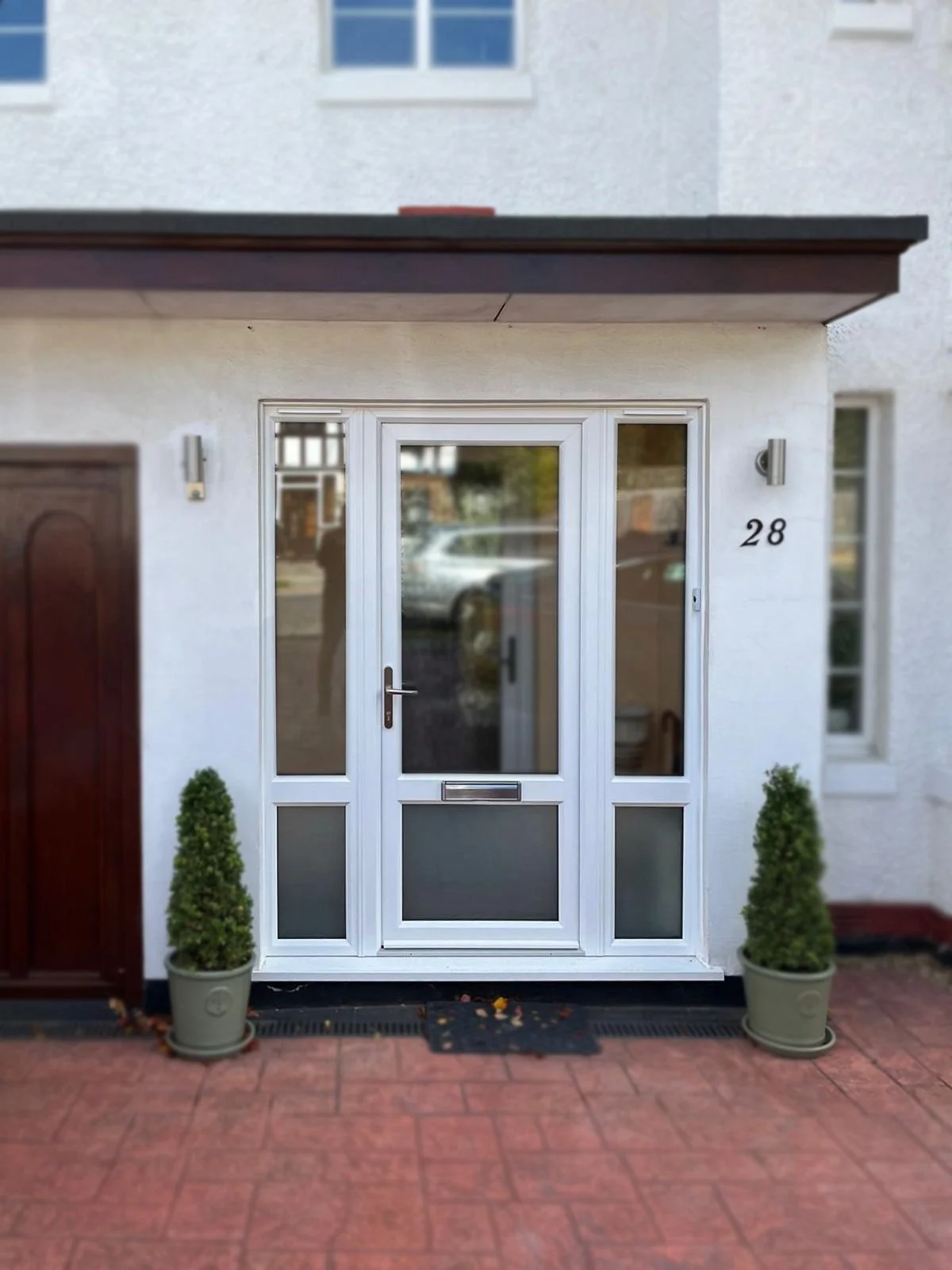 A front porch for a 1930s semi: warmth, security and kerb appeal