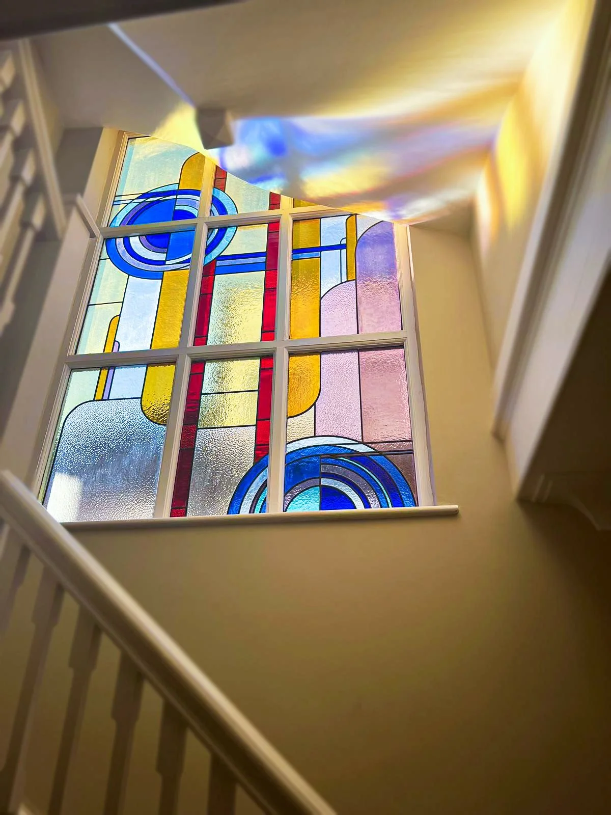 Original stained glass encapsulated in a new double glazed unit by Oakwood Windows