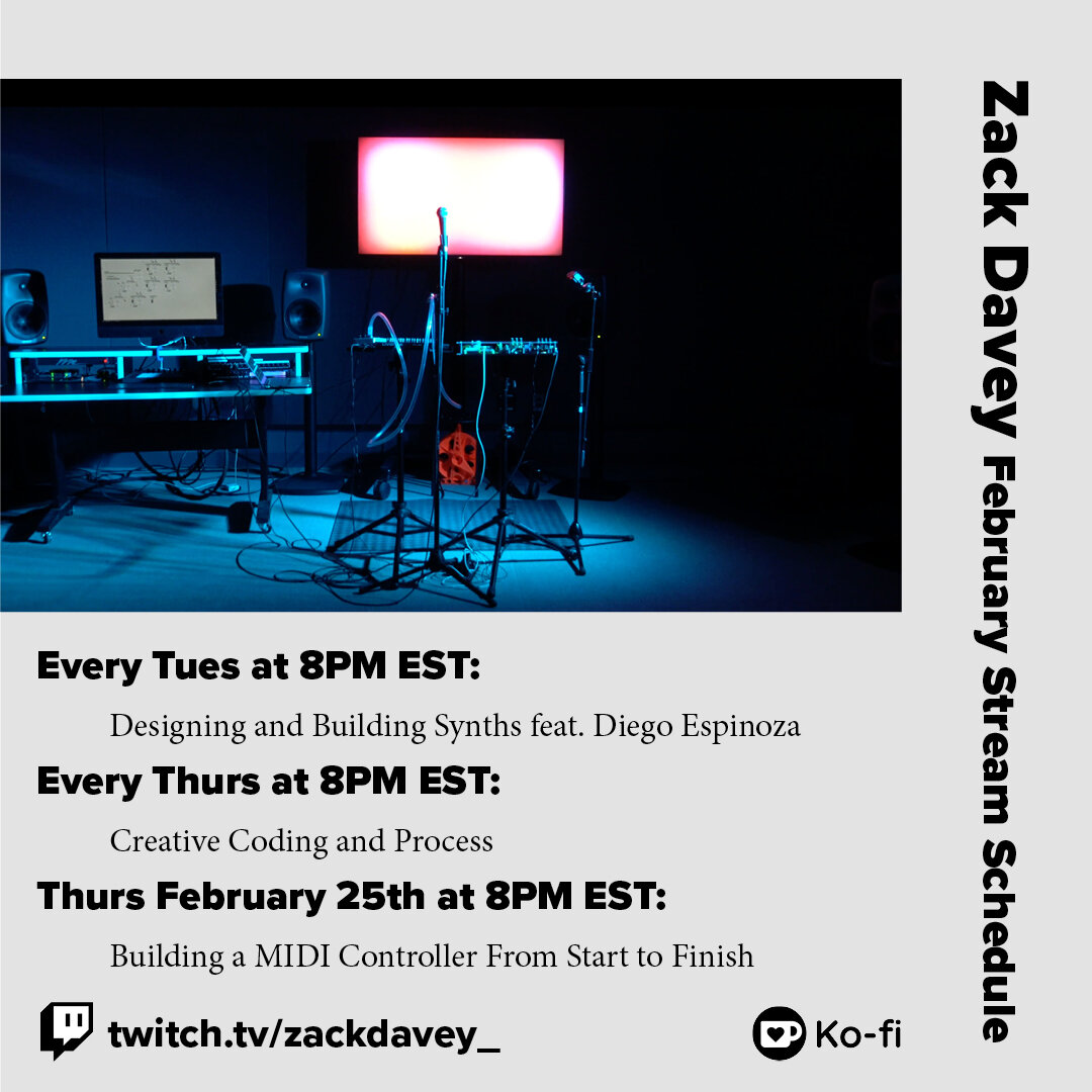 February 2021 Live Stream Schedule