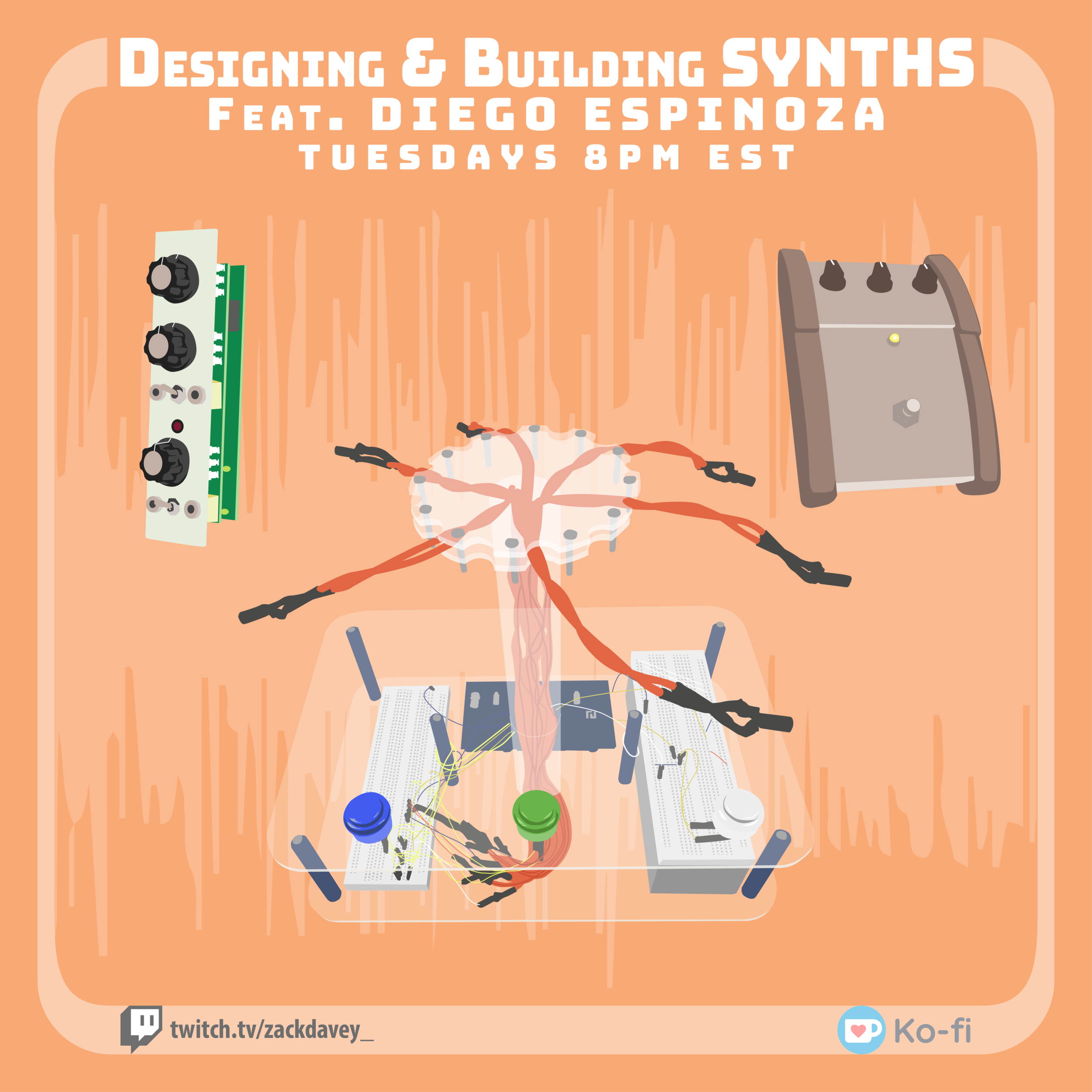 Designing & Building Synths feat. Diego Espinoza Poster