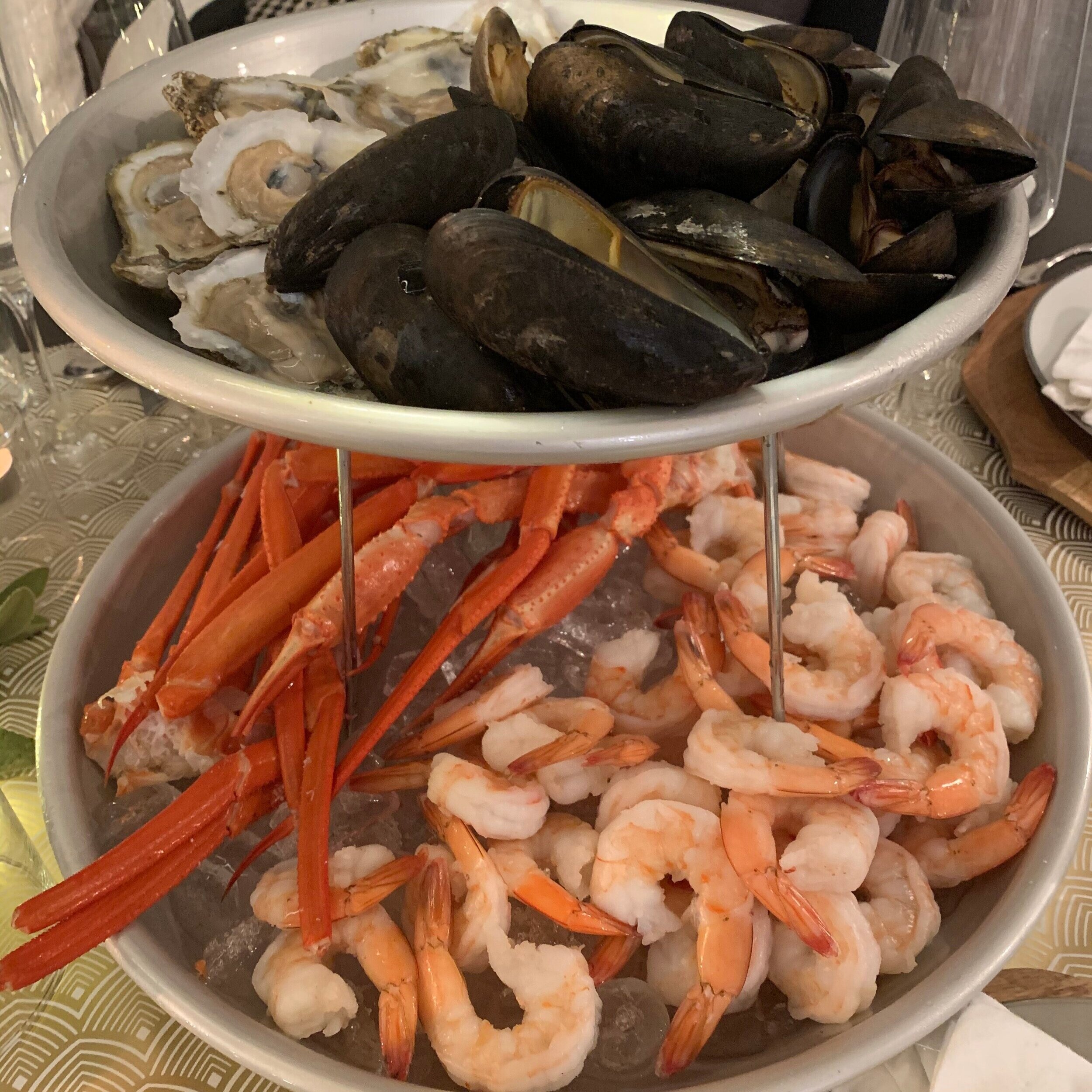 Seafood tower!