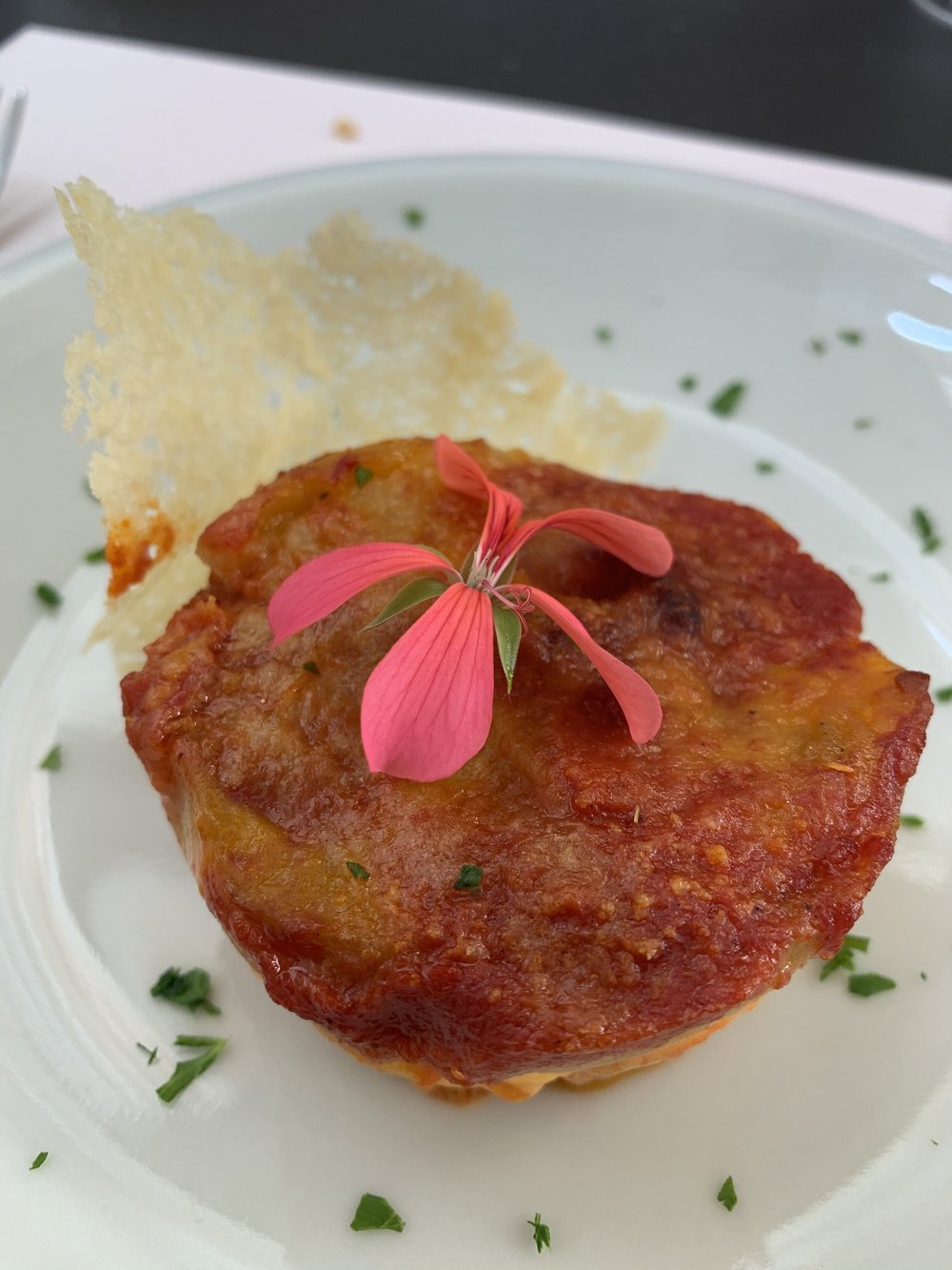 A beautiful lunch before our tasting