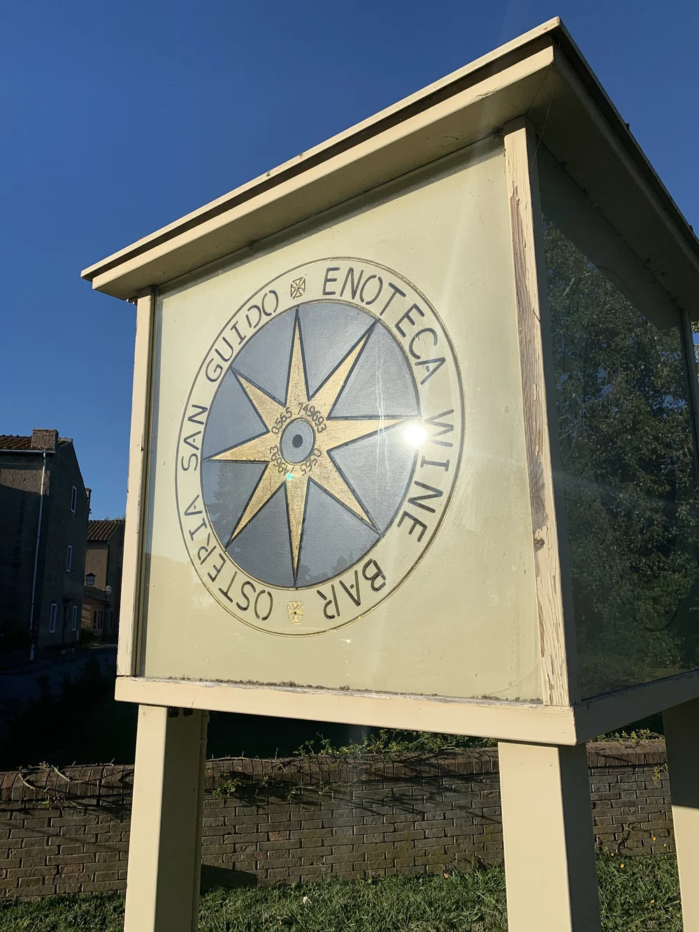 Entrance  to Sassicaia's Enoteca