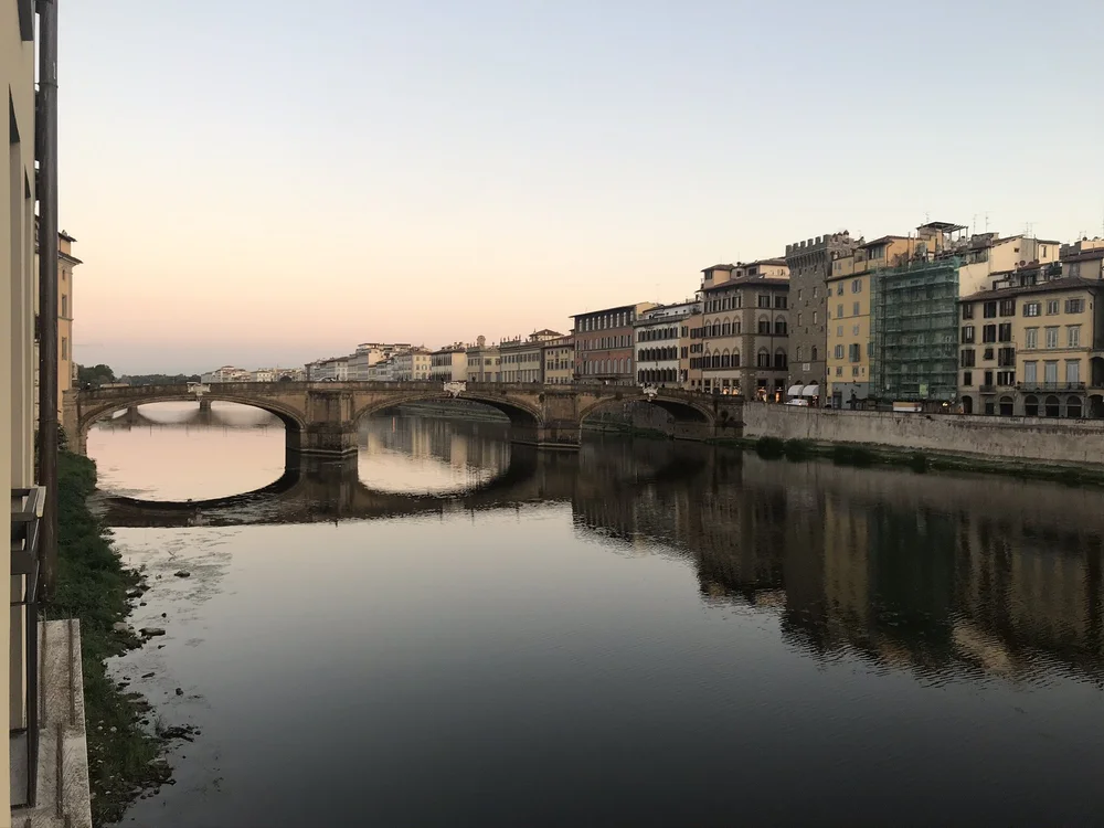 View down the Arno