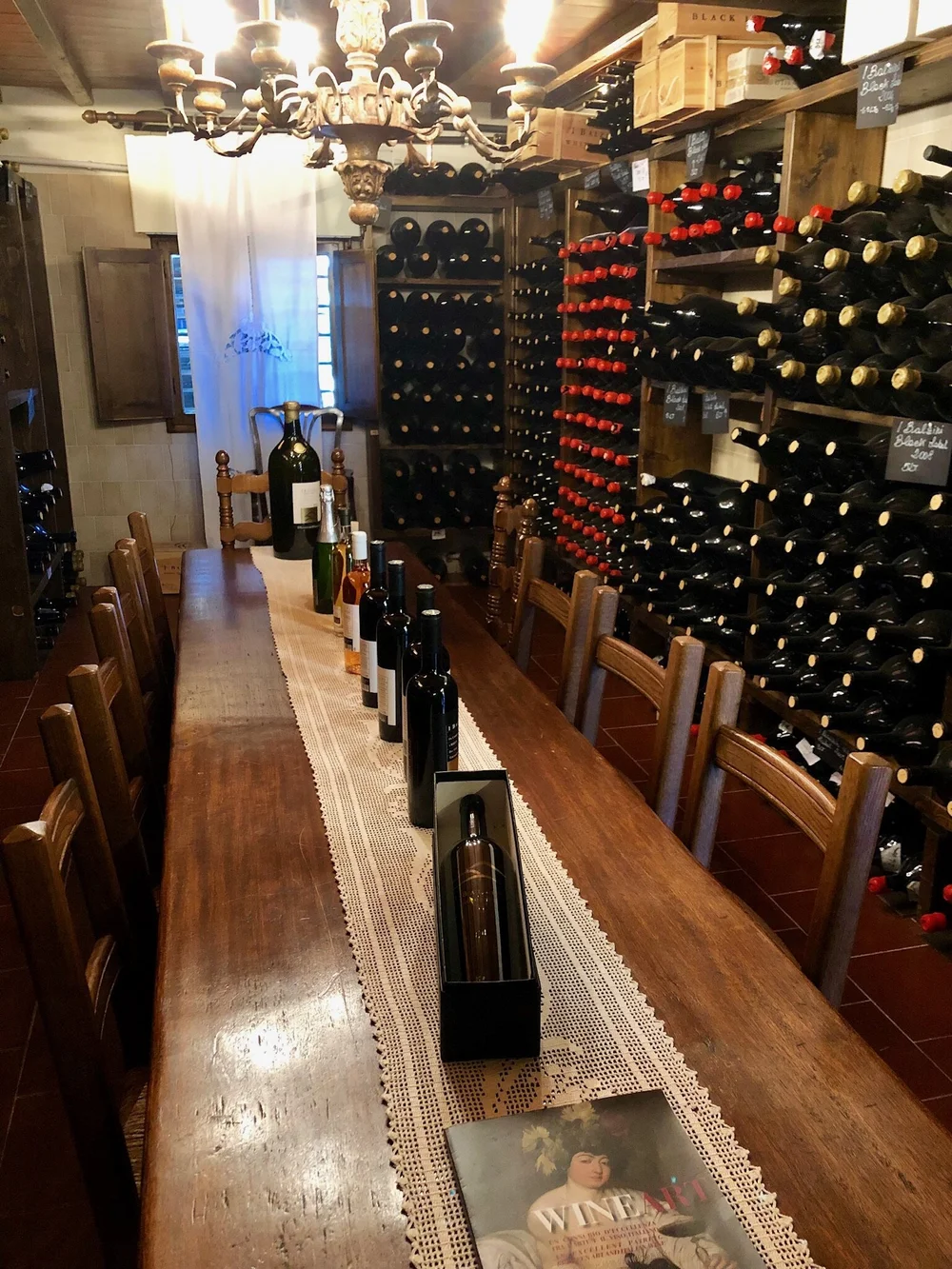 Tasting room at I Balzini
