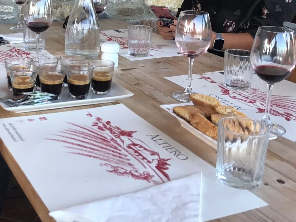 Cafe and homemade biscotti