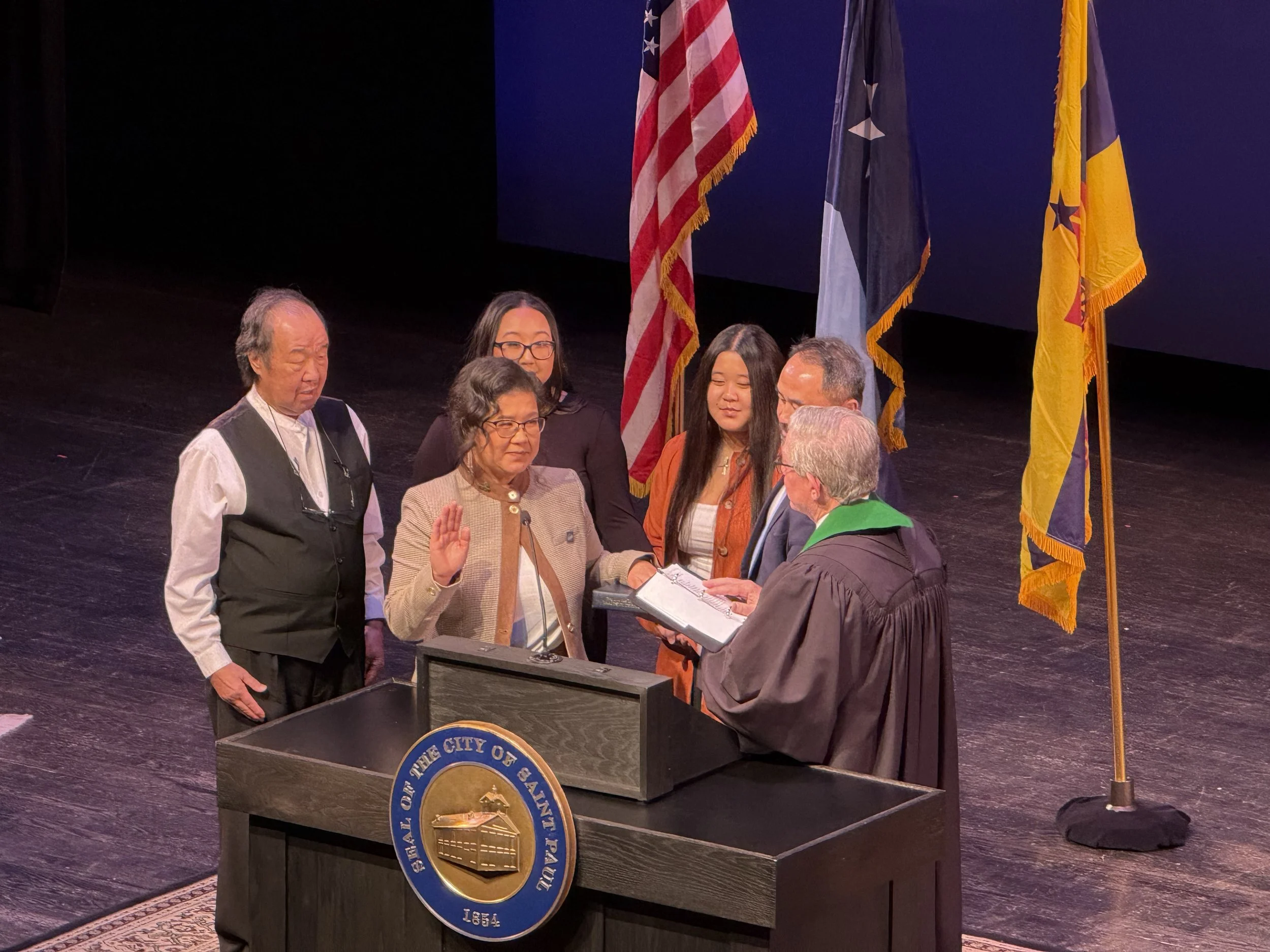 Mayor Her’s historic inauguration at the O’Shaughnessy 