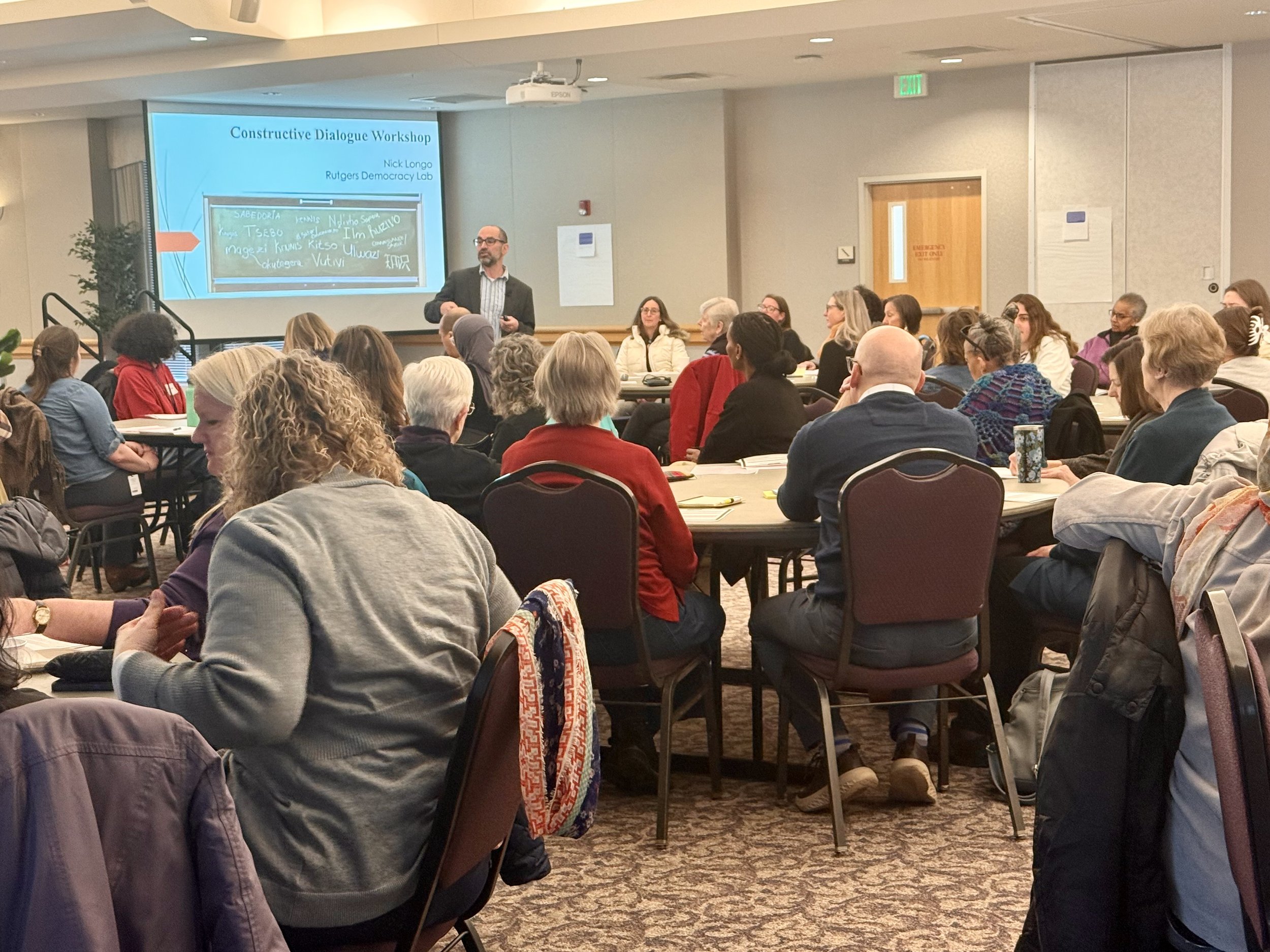 Nick Longo and Constructive Dialogue Workshop 