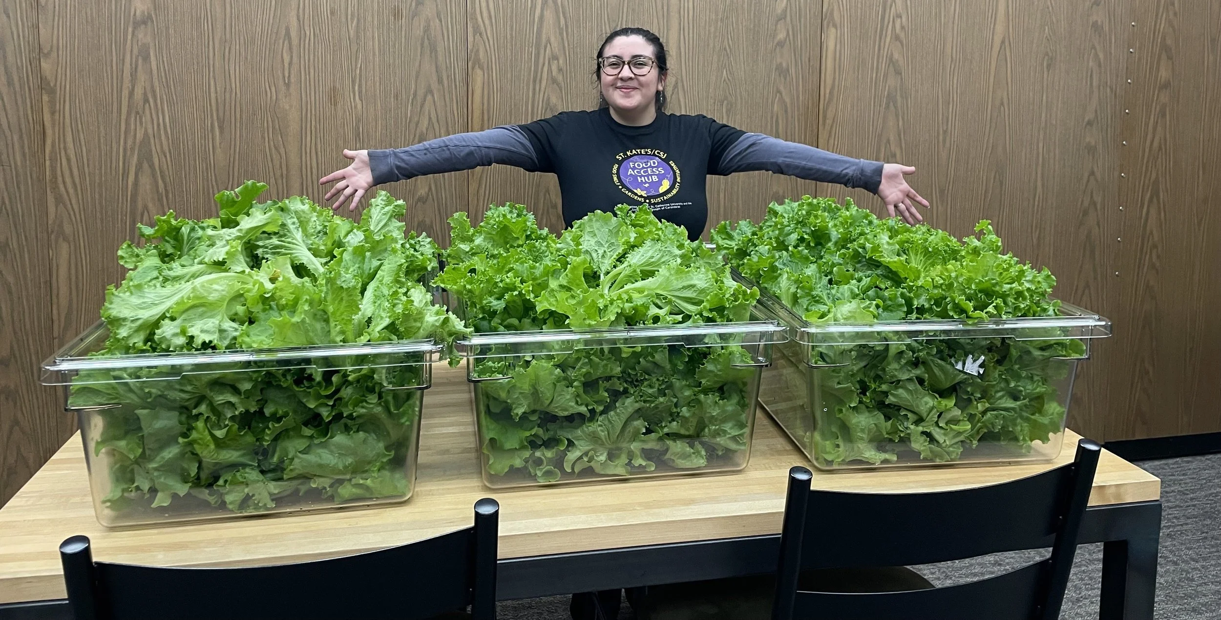 Reducing food waste and increasing sustainability: The CSJ hydroponic farms
