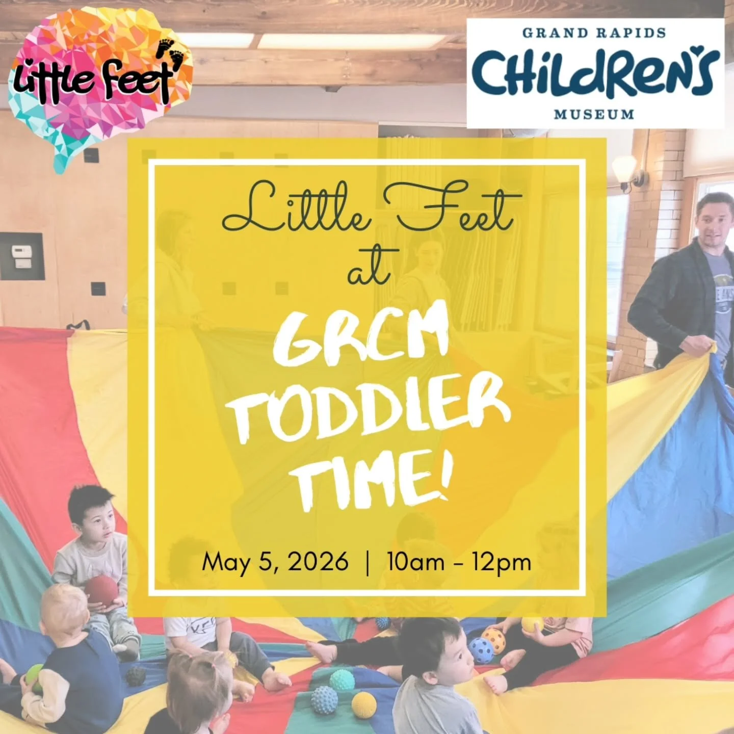 🌸 Join me for another fun Toddler Time @grcmuseum this spring! 🌸

It will be a fun-filled morning of music, movement, sensory play, and obstacle course fun at the Grand Rapids Children&rsquo;s Museum! Perfect for toddlers to move their bodies, expl