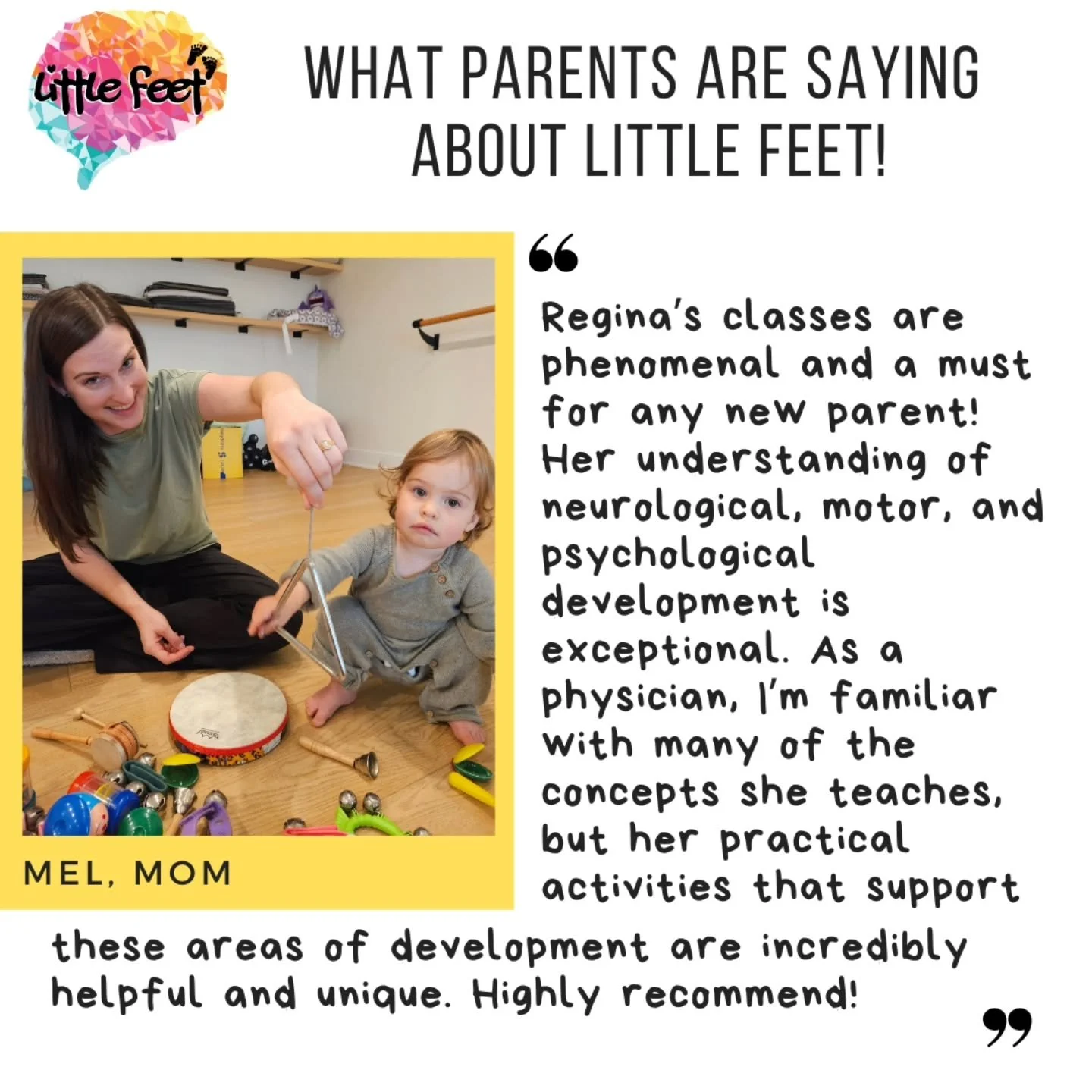 🍂 Fall registration is open! 🍂

What makes Little Feet Movement special? It&rsquo;s not just about singing, dancing, and having fun&mdash;it&rsquo;s about understanding how little ones learn, move, connect, and grow. 💛

One parent (and physician!)