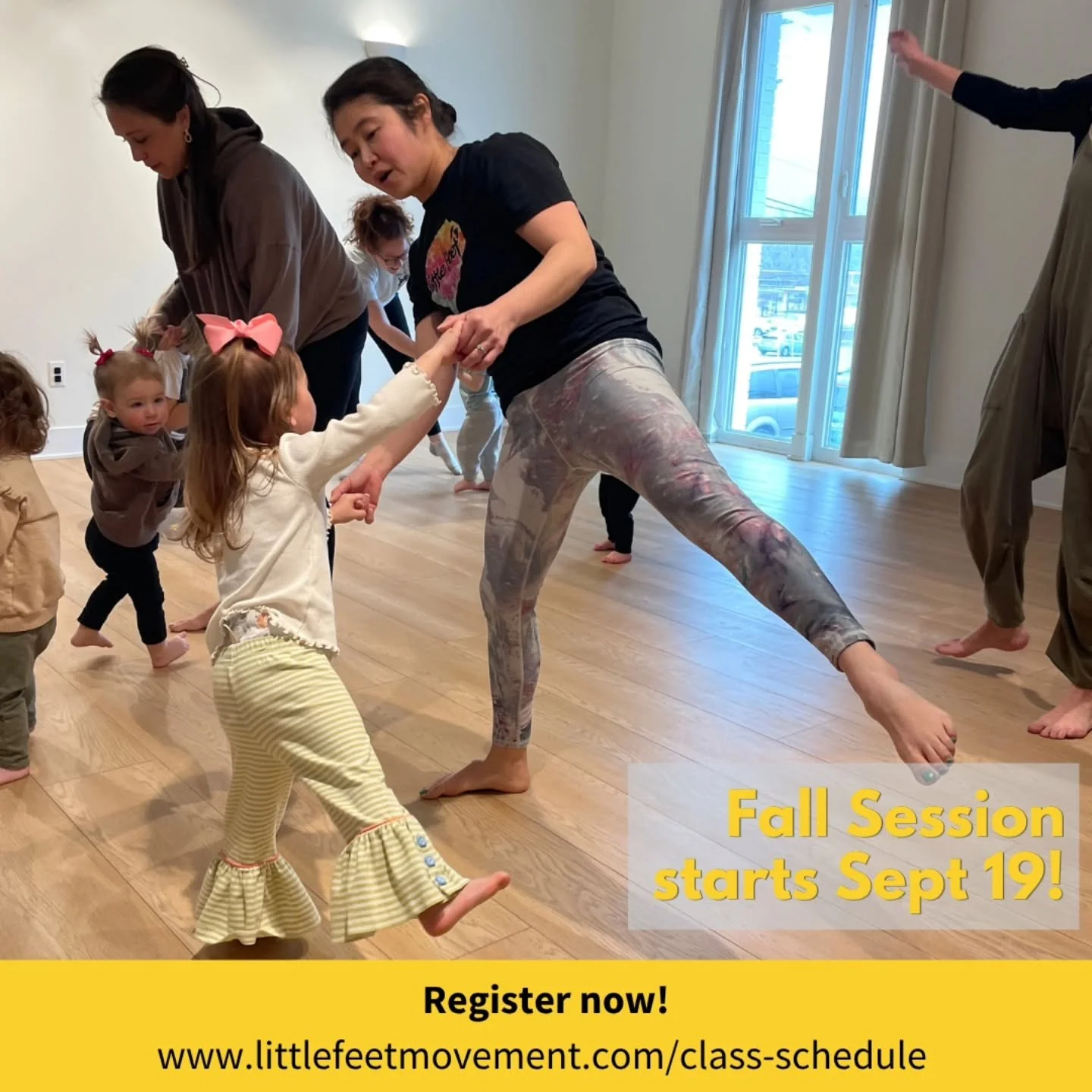 🍂 The air is getting crisper, the leaves are changing, and fall is officially here!

Come move, play, and learn with us this season! 💛

In class, we&rsquo;ll:
🤸Tip &amp; tilt to explore balance and body awareness
🎶 Dance to stop-and-go music to b