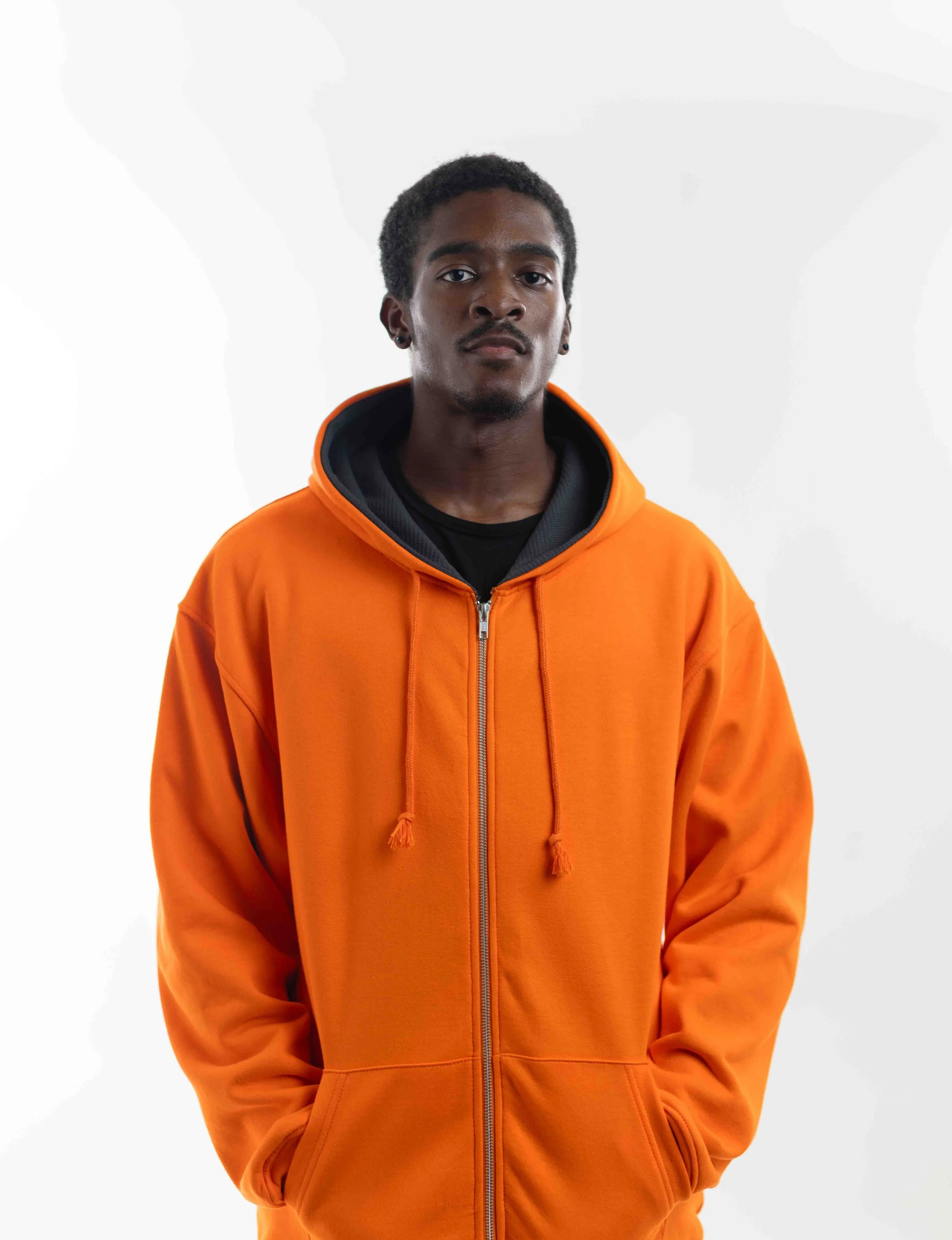 US Made Super Heavy Weight 17 oz Zippered Hoodie