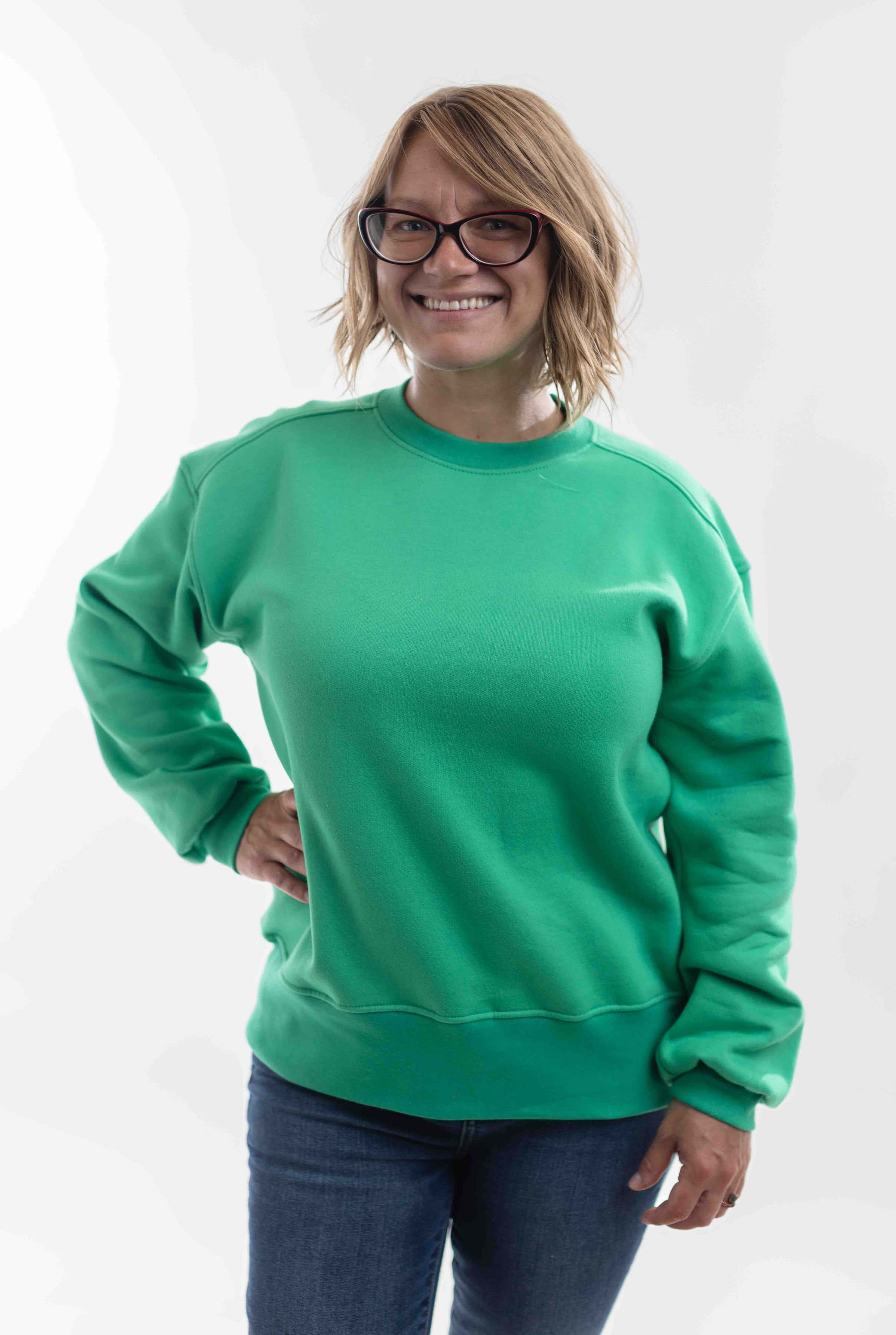 US MADE Women’s Cut Crewneck Sweatshirt