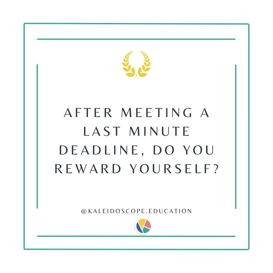 🍕Pizza, 🍦ice cream, 🎮 a video game sesh? You name it, we&rsquo;ve rewarded ourselves with it after a last minute push to hit a big deadline. ⁠
⁠
But you know what we&rsquo;re conditioning our brains to believe? That there&rsquo;s a reward for proc