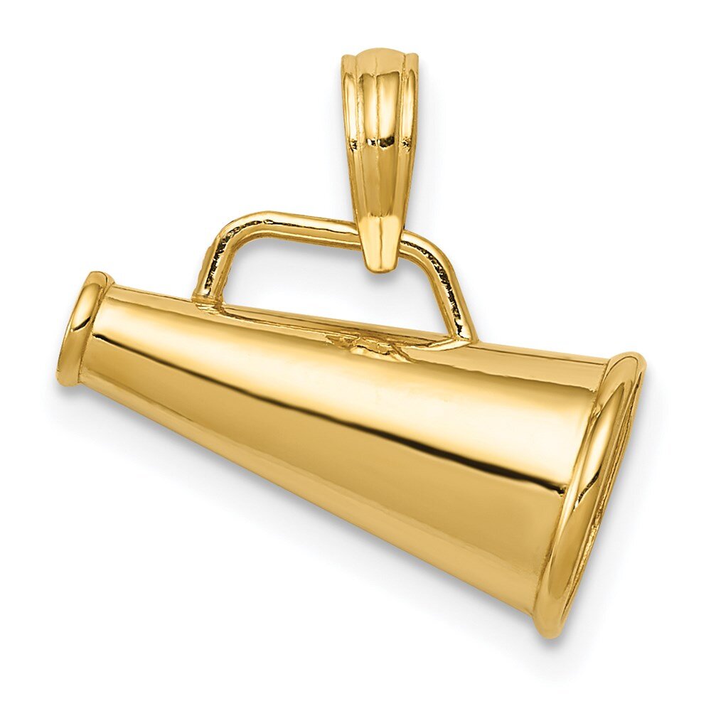14k Small Megaphone Pendant