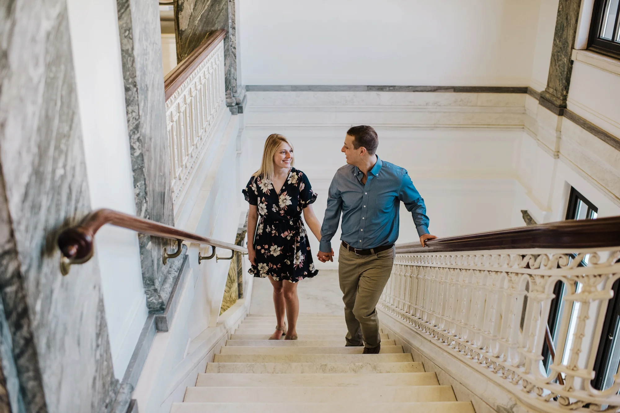 Caitlin + Kris | Downtown Columbus Engagement