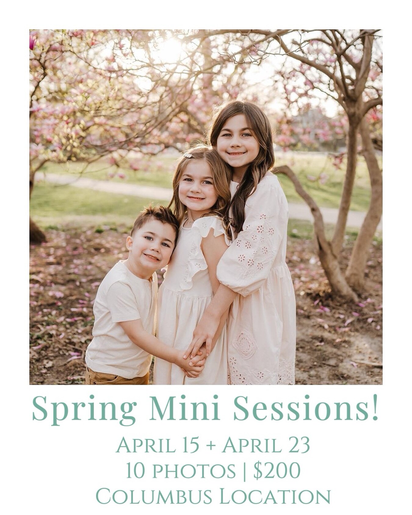 All this warm weather ☀️ is making me so excited for Spring! So it&rsquo;s time to post some spring mini sessions!

Email me to book justinetuhyphoto@gmail.com 🌸 🌹