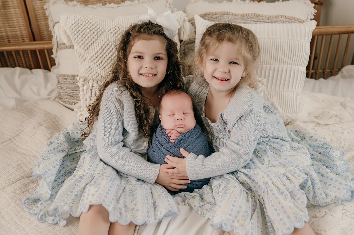 Charolette and Tinsley would love to introduce their brother STORM🩵! After seven weeks in the NICU everyone is finally under the same roof! Welcome Storm Eugene!