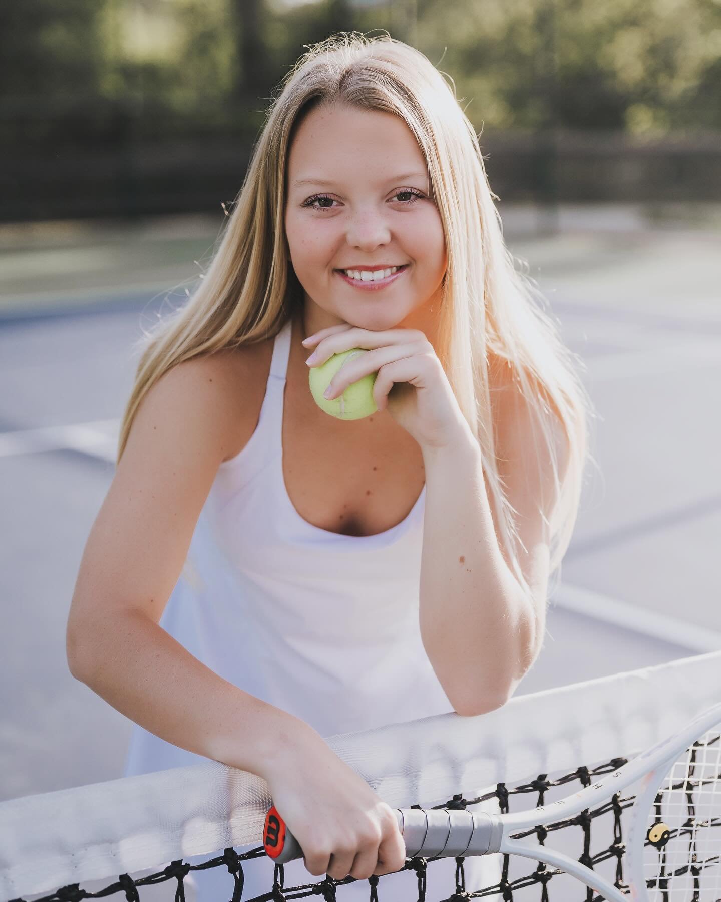 All the senior things are coming to an end very soon. But Kylee is continuing her tennis career at Berry College in Georgia. I loved hanging out with her this morning capturing these final memories! Best Wishes Kylee!